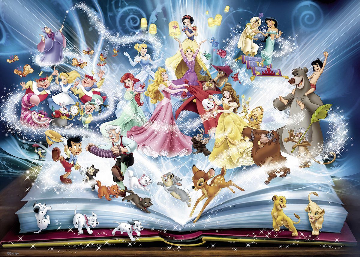 Puzzleteile, magisches Germany, schützt weltweit Märchenbuch, - Disney's in FSC® Puzzle Made Wald Ravensburger 1500 -