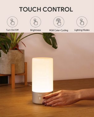 NAIPO Tischleuchte LT-T6, LED RGB Dimmbar Touch Schreibtischleuchte