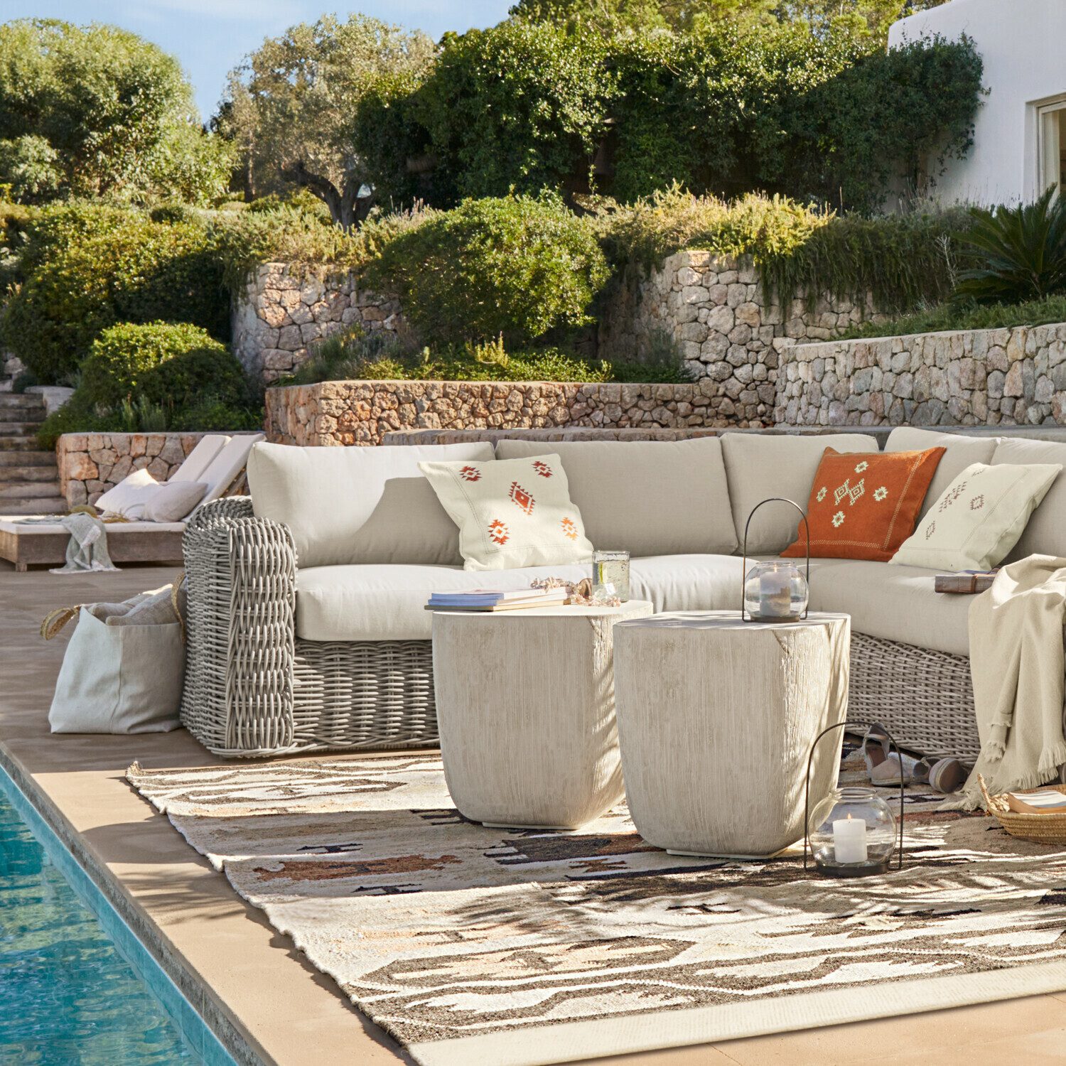 Mirabeau Sofa Sofa Eravinto beige/grau