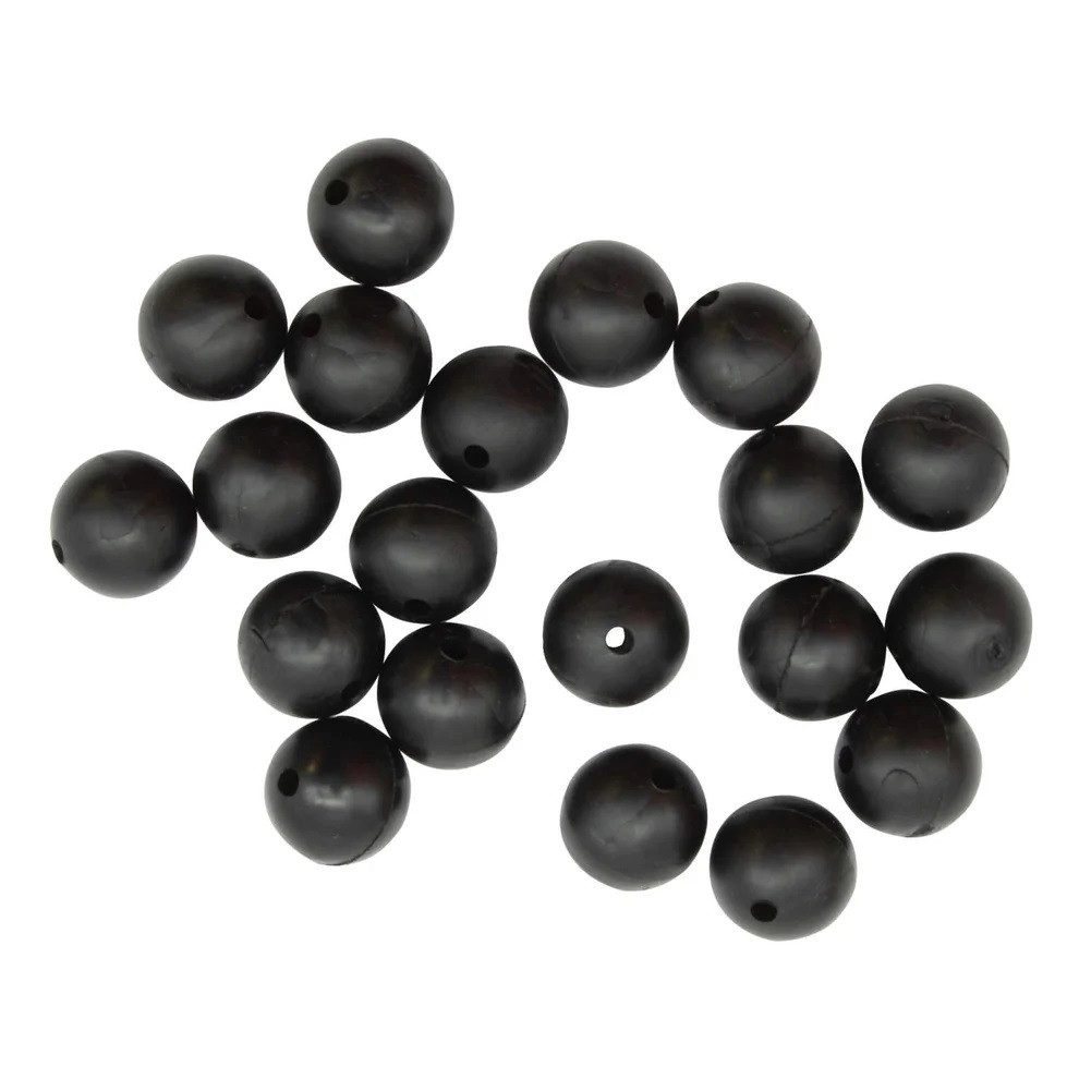 MADCAT Angelwirbel MADCAT Rubber Beads Gummiperlen - 8 oder 10mm wählbar- Wallerangeln, (Spar-Set, 12-St), Für viele verschiedene Angelmethoden geeignet