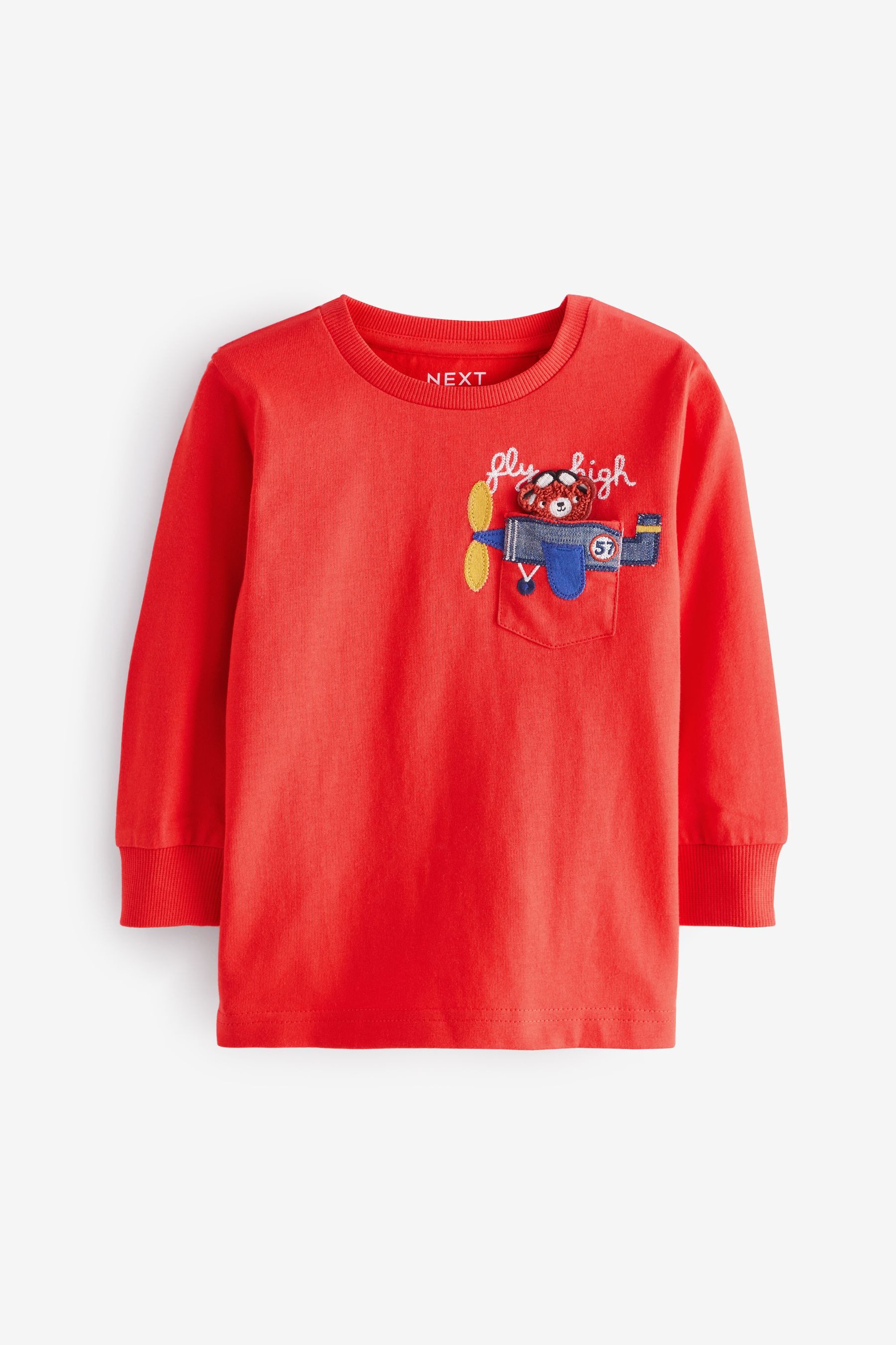 Next Langarmshirt Langärmeliges T-Shirt mit interaktivem günstig online kaufen