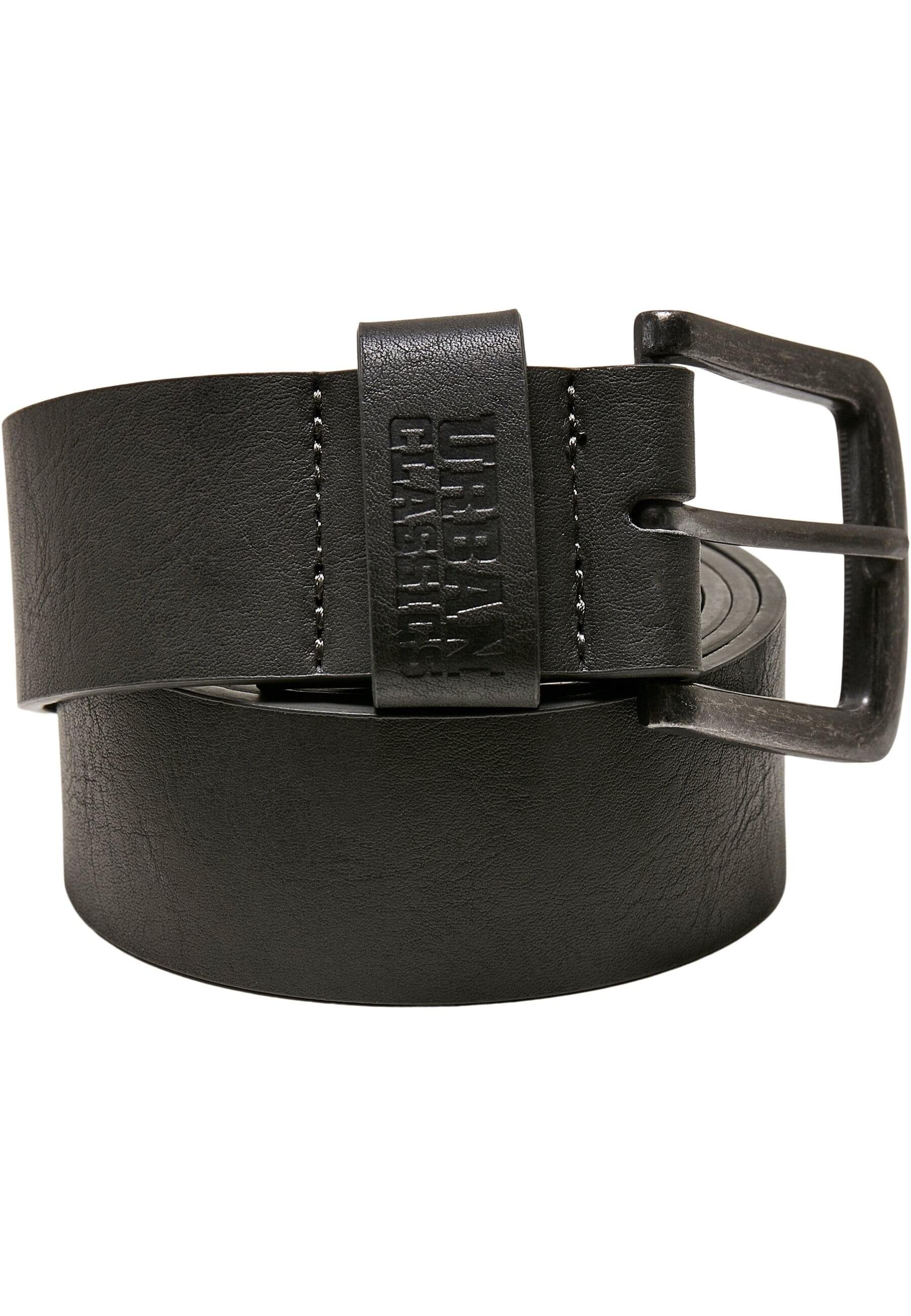 URBAN CLASSICS Hüftgürtel Unisex Leather Imitation Belt darkgrey | Gürtel