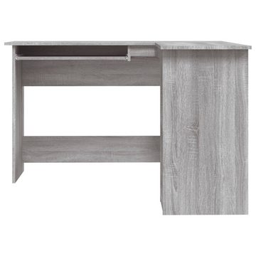 furnicato Schreibtisch Eckschreibtisch Grau Sonoma 120x140x75 cm Holzwerkstoff