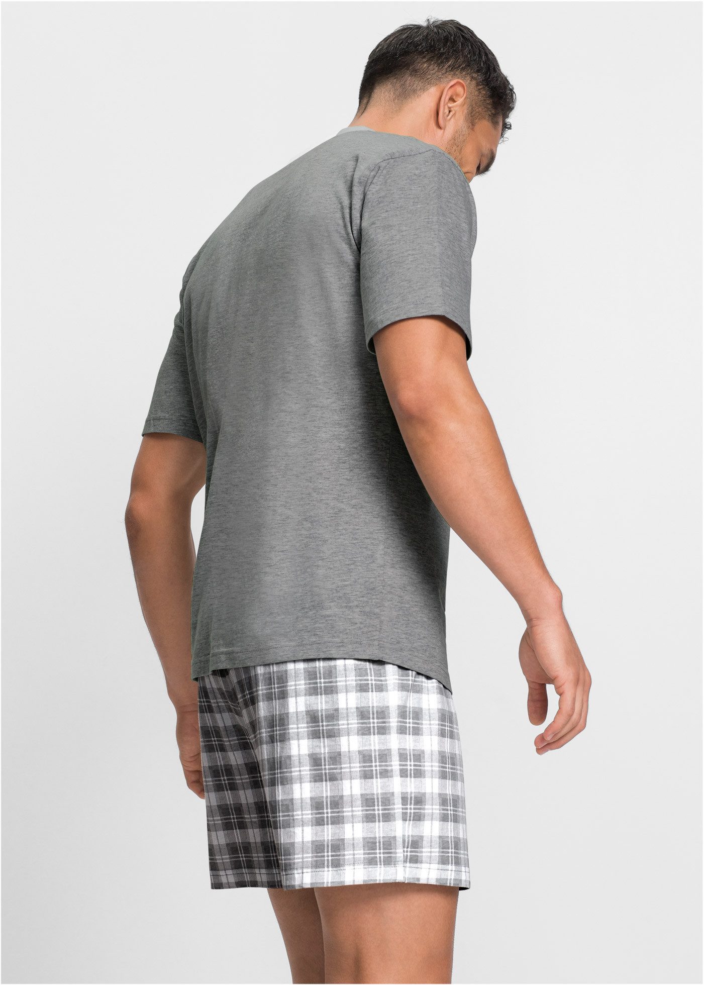 bonprix Shorty (Set, 2 tlg) bequeme Passform, mit elastischem Gummibund, im Casual Stil