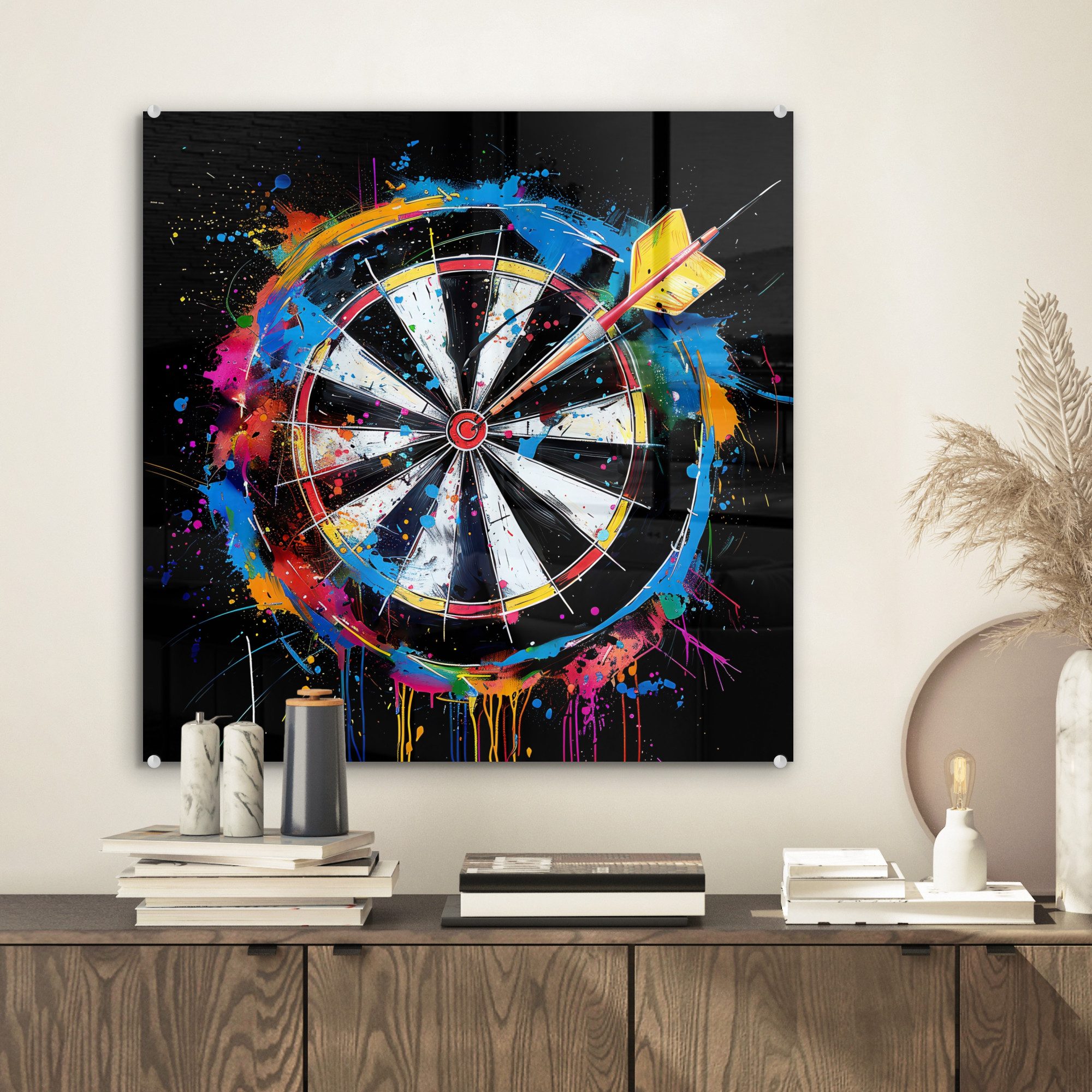 MuchoWow Acrylglasbild Graffiti - Sport - günstig online kaufen