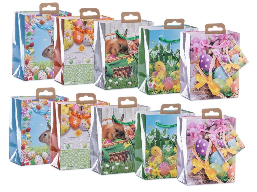 Geschenkbox Premium Ostern Klein Geschenktüten Geschenktaschen 10-100 Stk