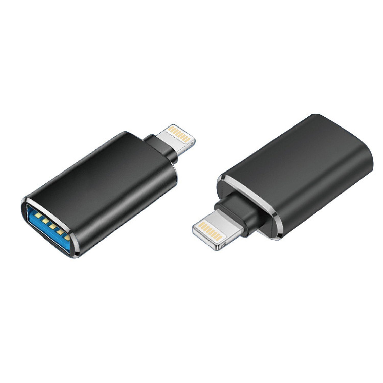 neue dawn 3 Stück USB A auf USB C OTG Adapter für iPhone Samsung iPad Android USB-Adapter Lightning, USB Typ A, USB-C zu USB Typ A, USB-C, für iPhone Duo/18/17/ – Bild 5 von 5