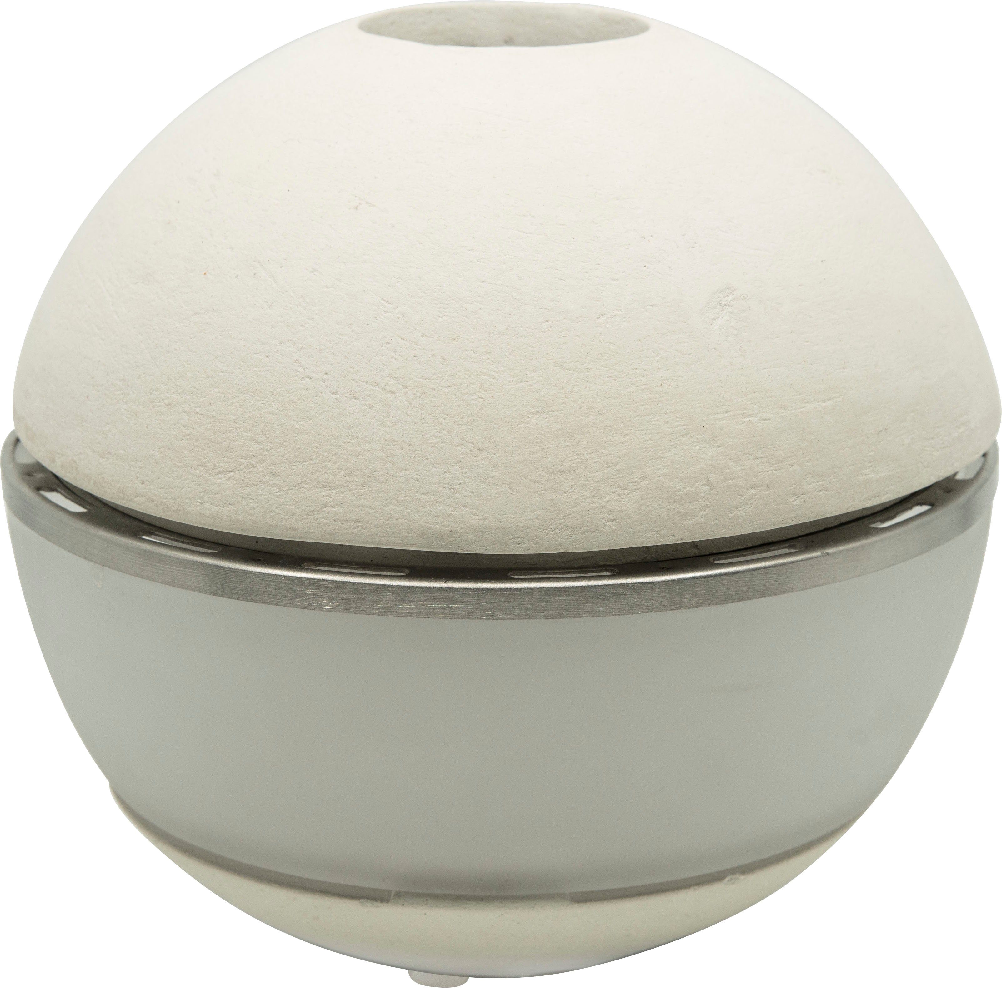 hecht international Duftlampe Salzofen SALINO, ØxH: 17,5x16,5 cm weiß