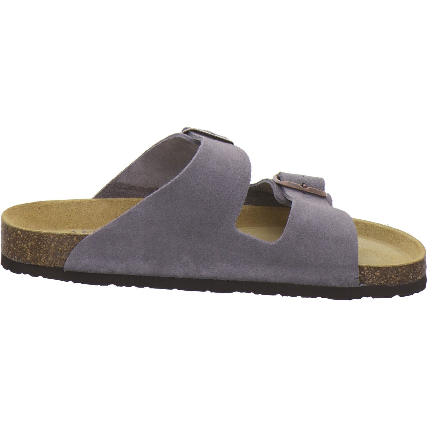 AFS-Schuhe 310083 Zweischnaller Pantolette für Herren mit Fußbett, bequeme Sandalen aus Leder