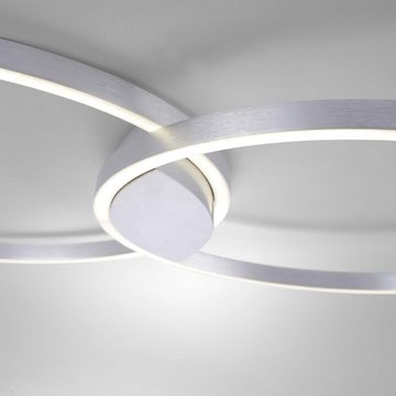Paul Neuhaus Smarte LED-Leuchte LED Deckenleuchte Q - KATE Smart Home, Smart Home, CCT-Farbtemperaturwechsel, Dimmfunktion, Memoryfunktion, mit Leuchtmittel, Lichttemperaturwechsel, dimmbar, Works with Alexa