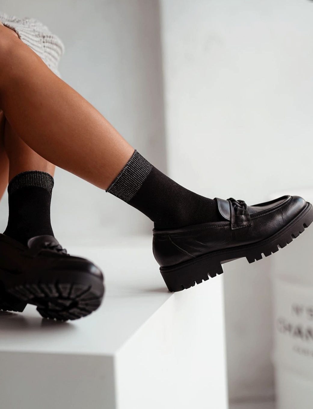 Lycille Socken SOCKEN MIT LUREX-BAND