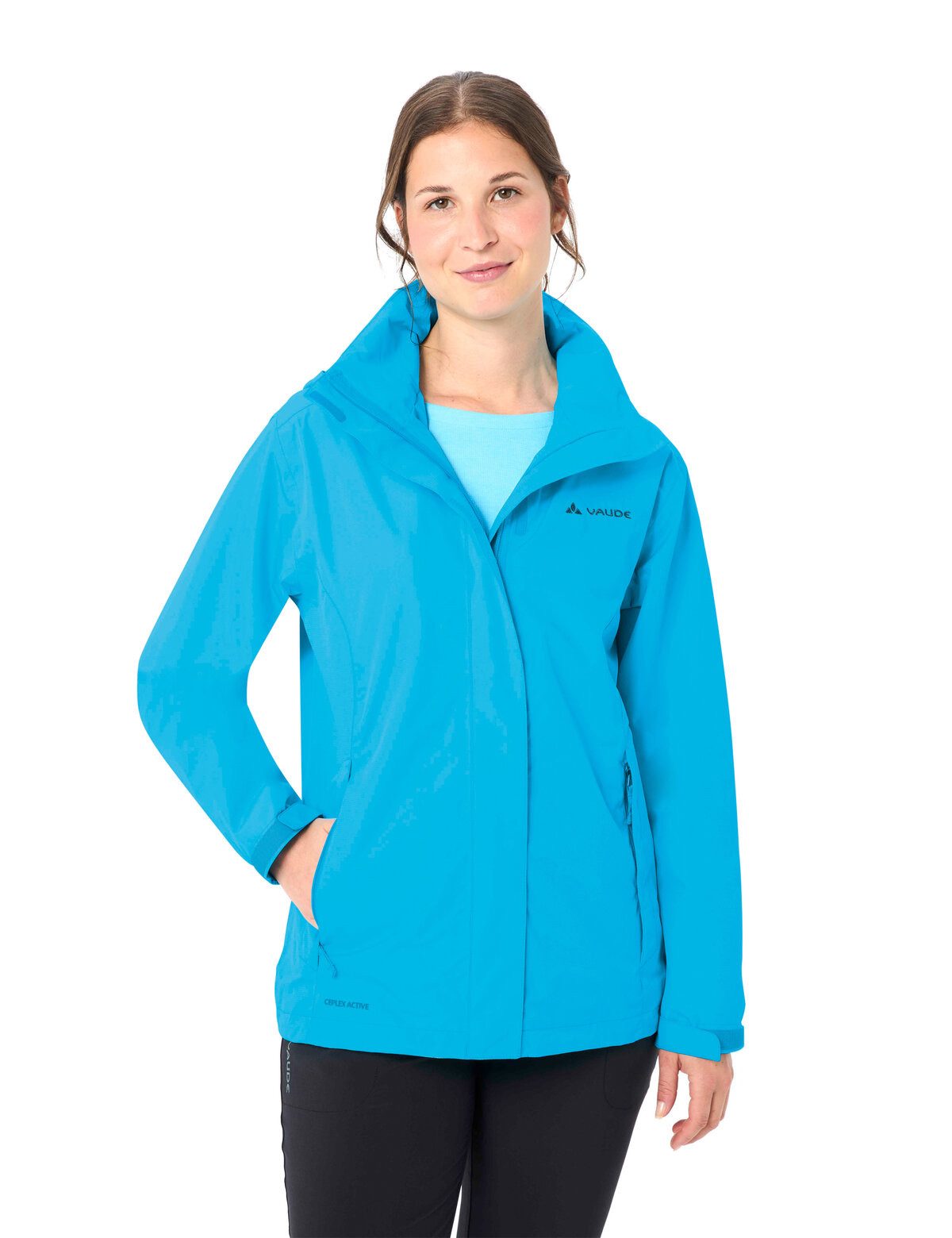 VAUDE Outdoorjacke WOMEN'S ESCAPE LIGHT JACKET für Wandern und Trekking, wasserdicht und winddicht, atmungsaktiv