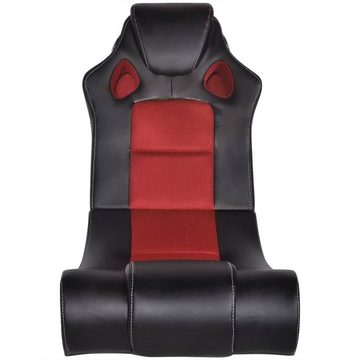 möbelando Gaming-Stuhl 292025 (LxBxH: 94x51x78 cm), mit Lautsprechern in Schwarz und Rot
