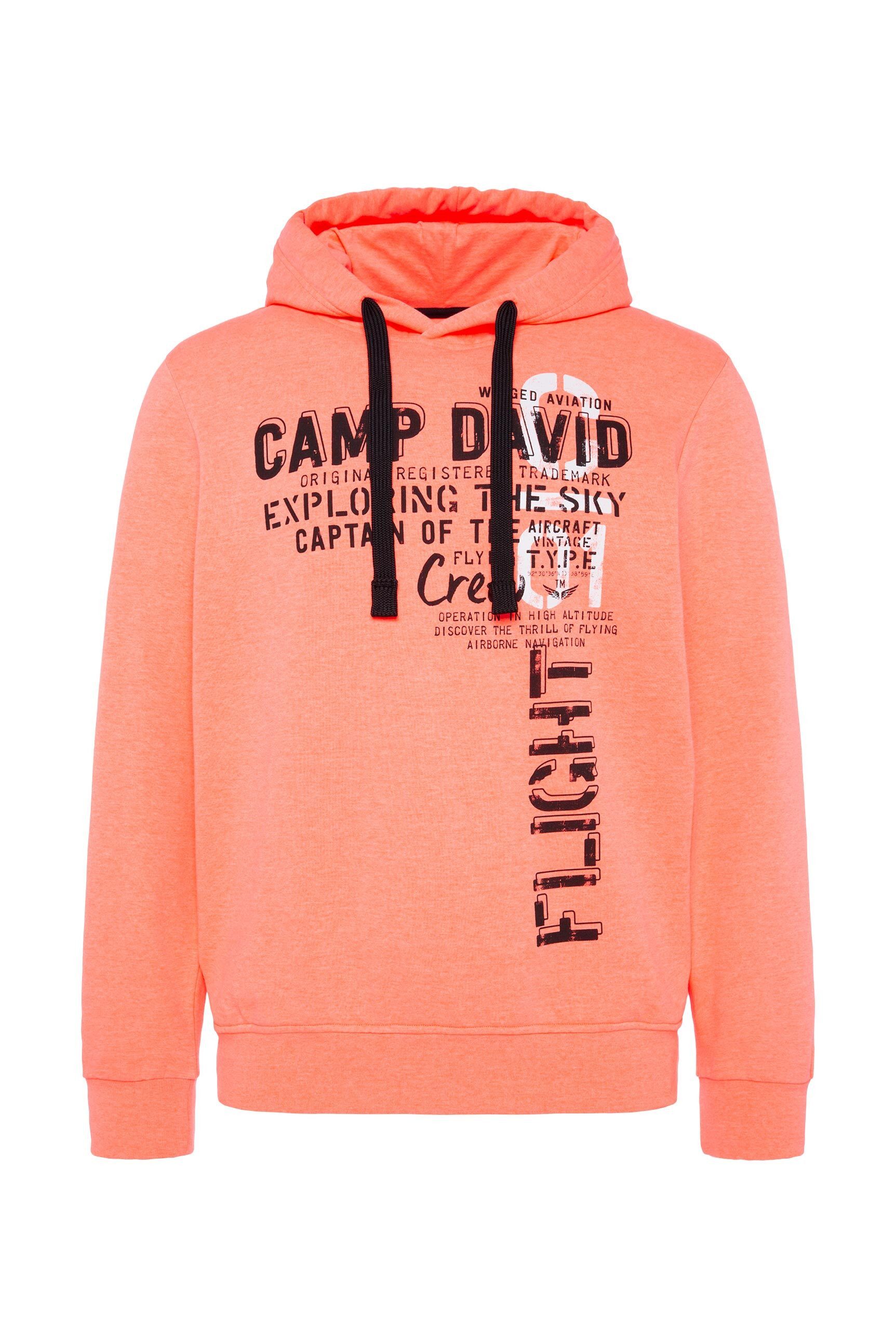 CAMP DAVID Kapuzensweatshirt mit Baumwolle