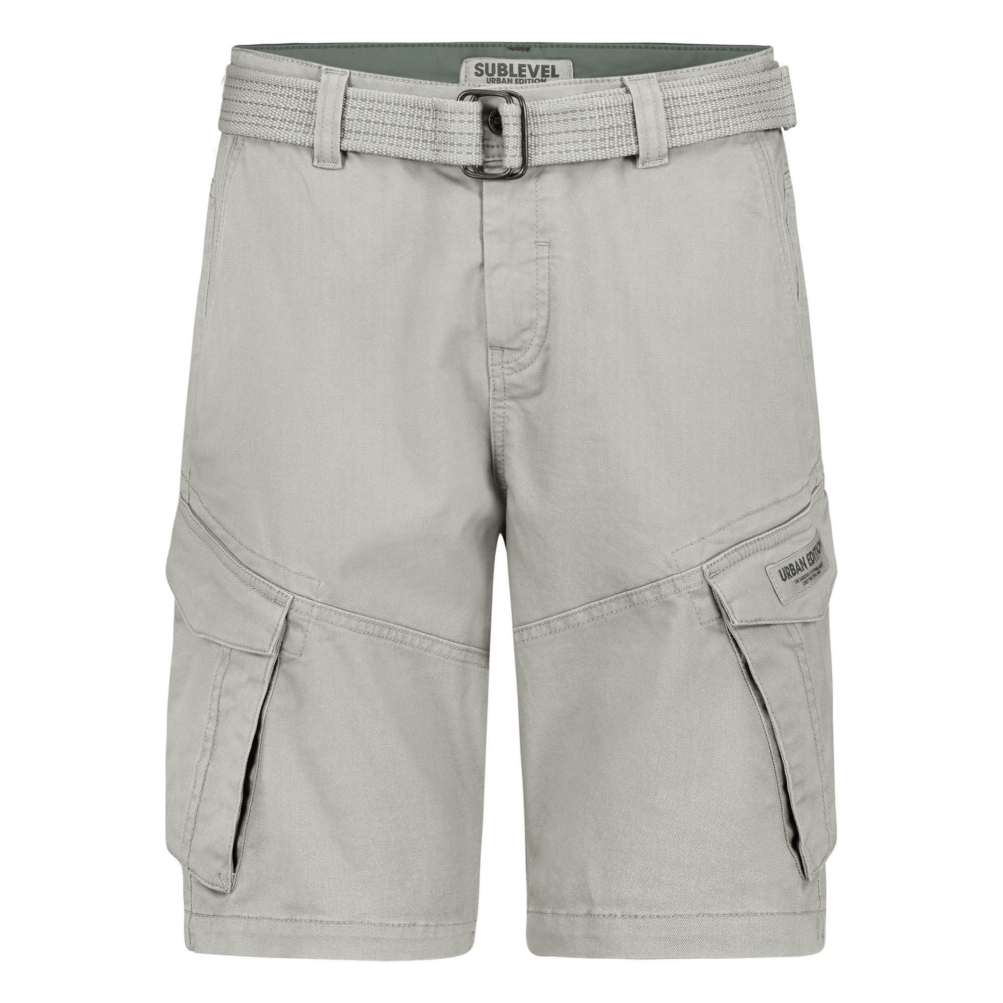 SUBLEVEL Cargoshorts Herren Cargo Shorts Sommer kurze Hose Bermuda knielang