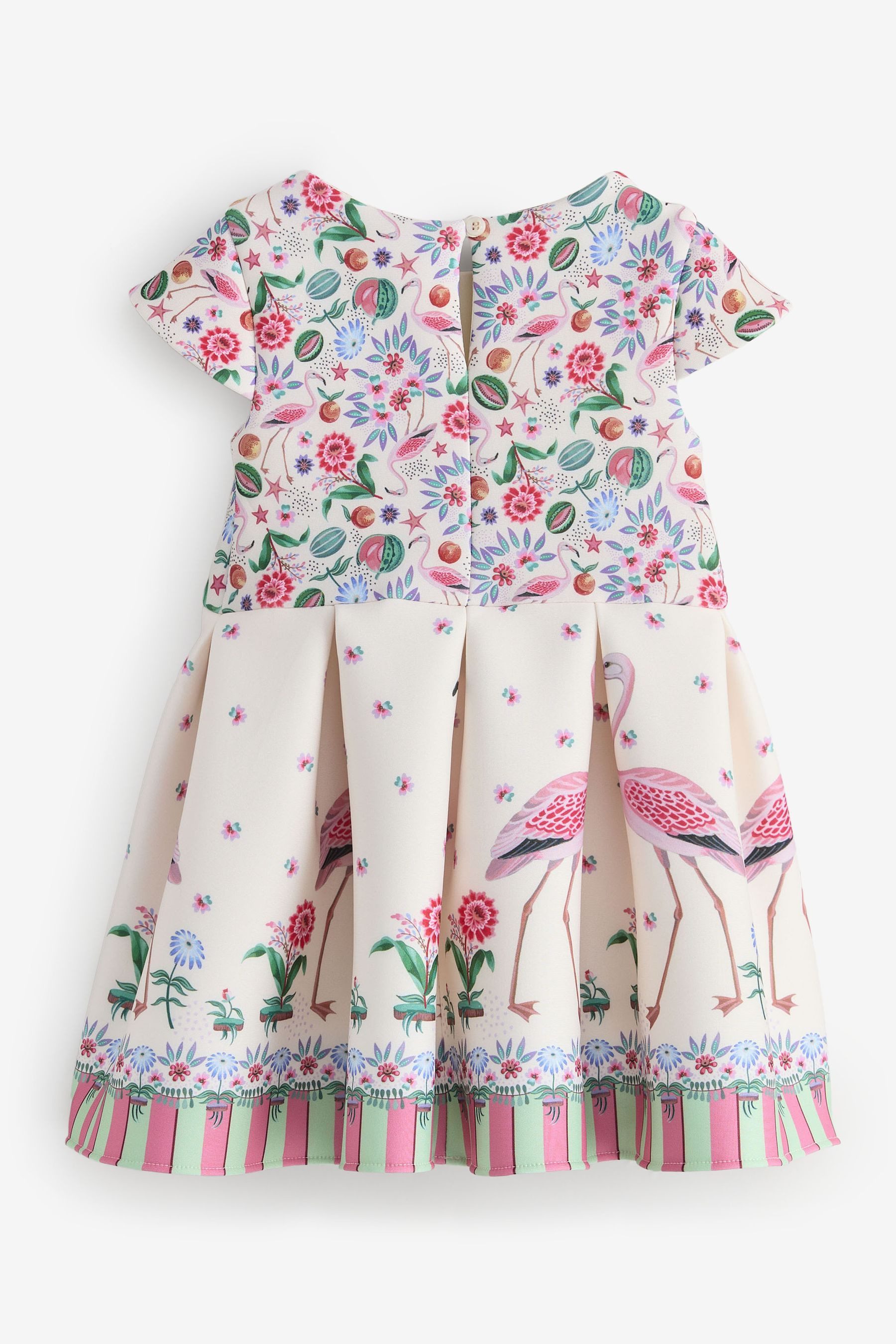 Next Jerseykleid Cath Kidston gestreiftes Scuba-Kleid mit Schleife (1-tlg)