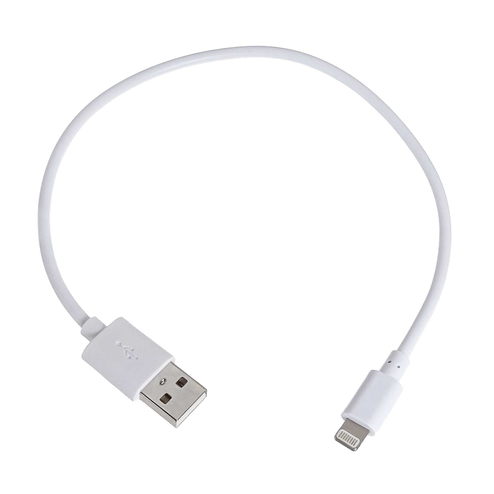 shortix »kurzes Lightning-Kabel (USB auf 8pin). Sync-Kabel für iPhones,  iPad Air, iPod. 30cm. 50cm.« Lightningkabel, Lightning, USB Typ A (30 cm),  kurz