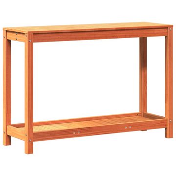 vidaXL Pflanztisch Pflanztisch mit Ablage Wachsbraun 108x35x75cm Massivholz Kiefer Anzuch