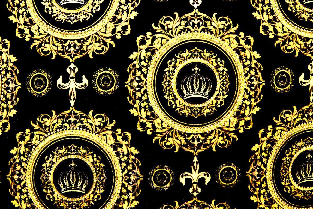 Glööckler Kissen Crowns Harald Luxus mit Pompöös by Padrino Dekokissen Glööckler - Deko x 50 Kissen Casa Glitzersteinen 50 Pompöös cm by Golden
