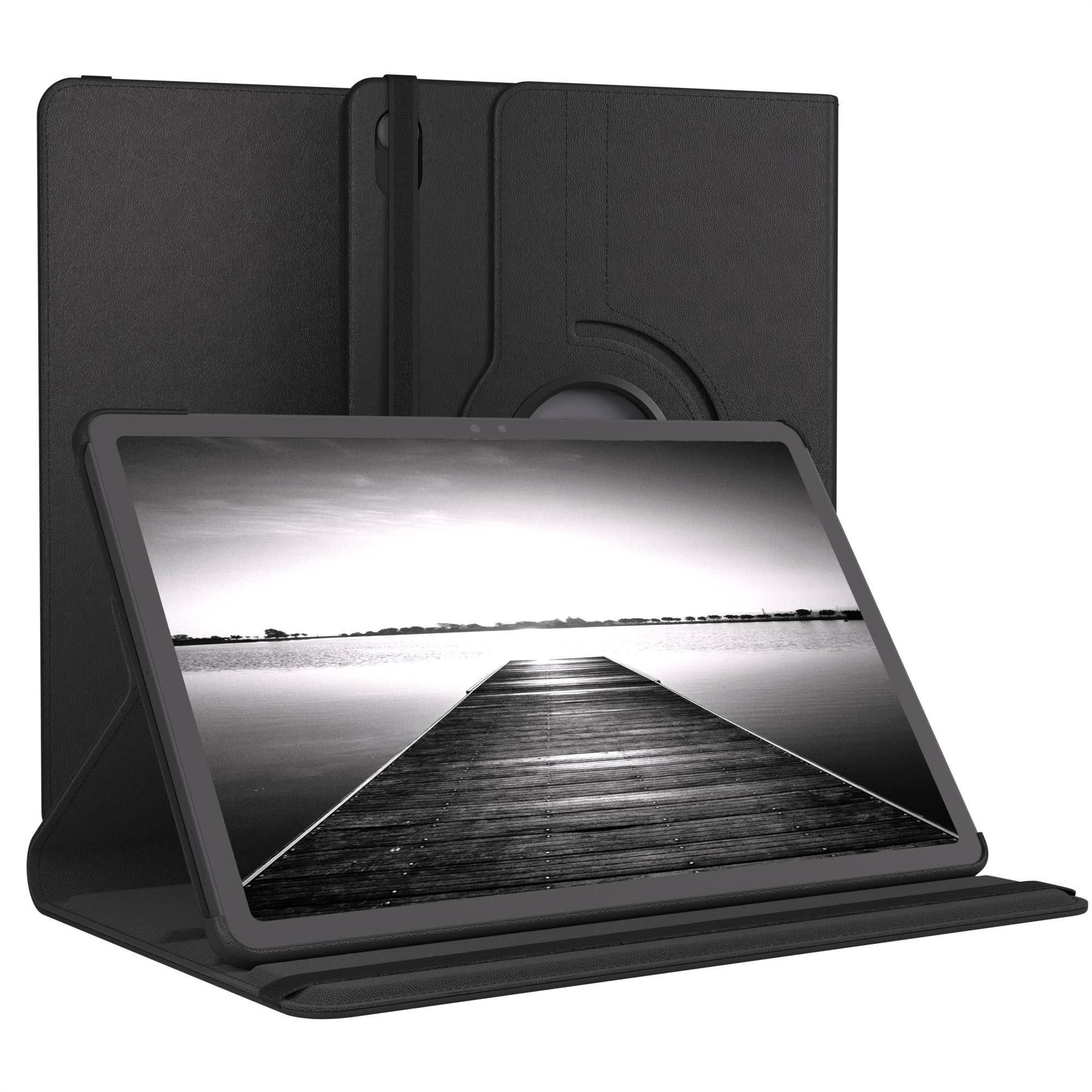 EAZY CASE Tablet-Hülle Rotationcase für Samsung Galaxy Tab S11 11 Zoll, Hülle 360° drehbar mit Standfunktion Etui Anti-Kratz Tasche Schwarz
