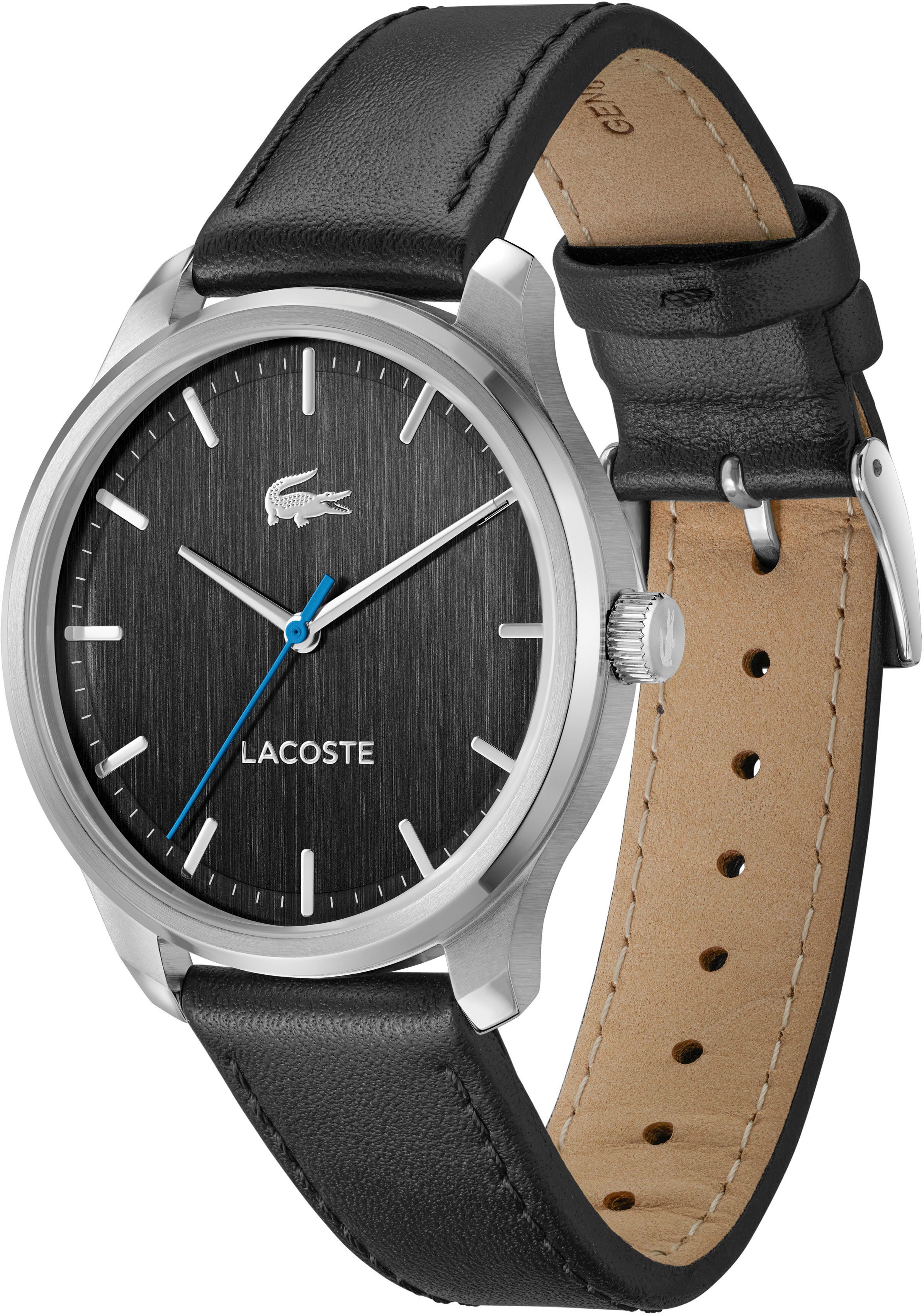 Lacoste Quarzuhr LISBON 2011372, Armbanduhr, Herrenuhr, Lederarmband, analo günstig online kaufen