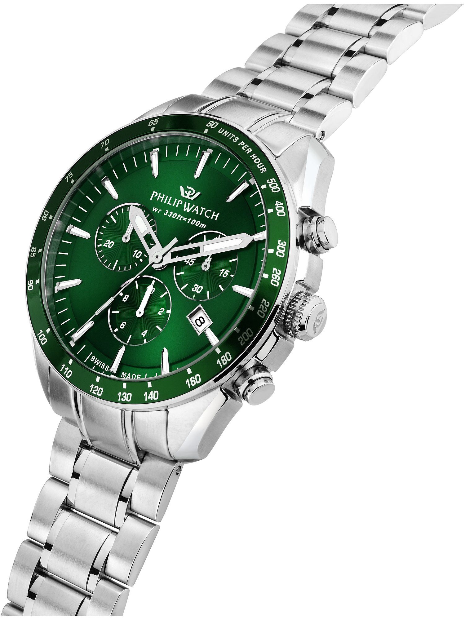 PHILIP WATCH UHREN Chronograph Philip Watch Herren-Uhren Analog Quarz