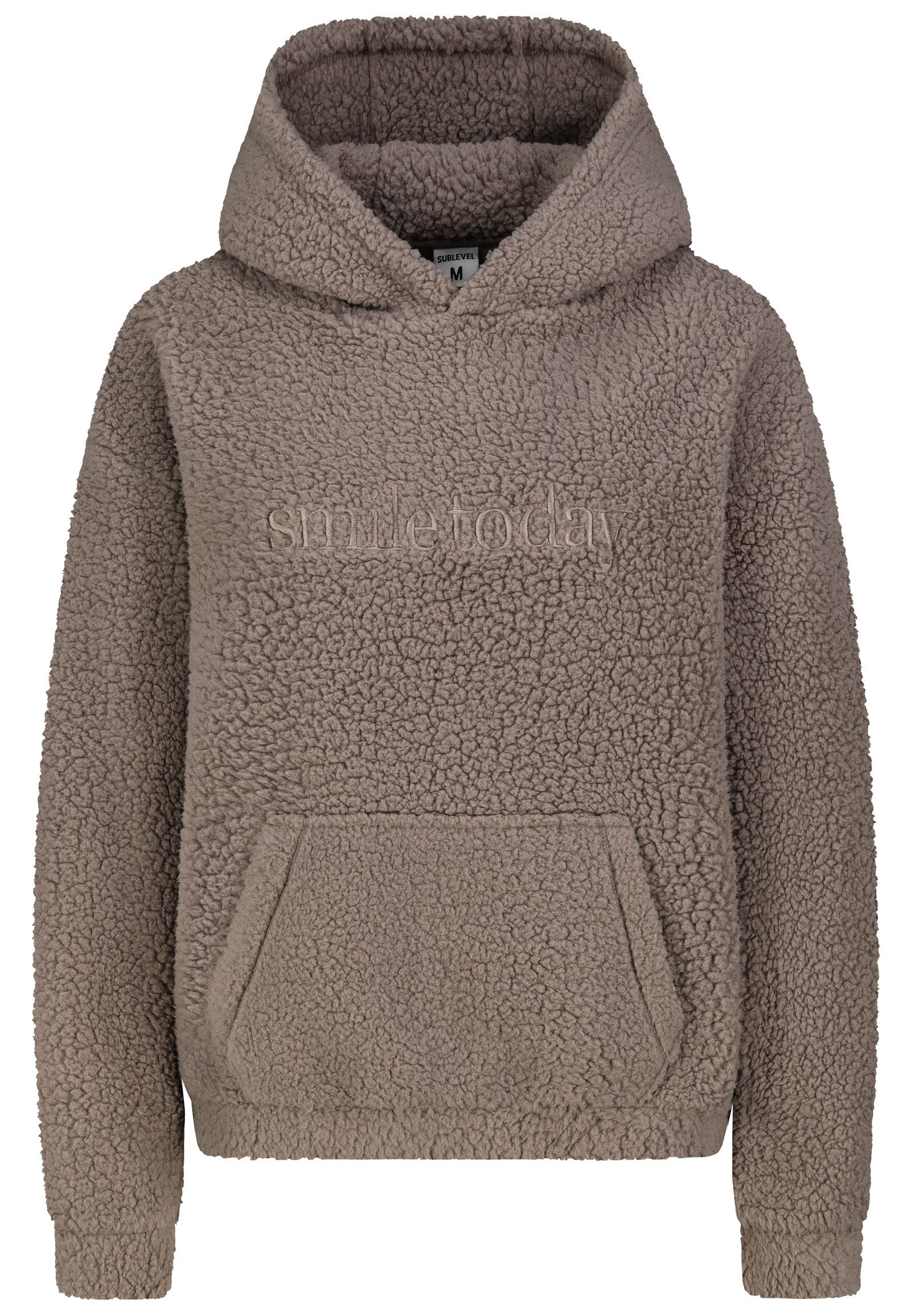SUBLEVEL Fleecejacke Damen Leo Teddyfleece Kuschelig günstig online kaufen