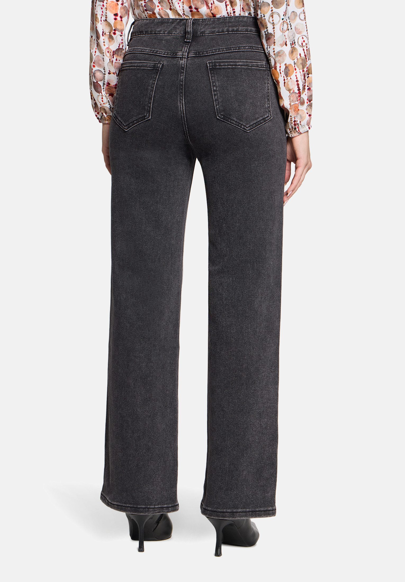 Cartoon Stretch-Jeans Damen mit Strass