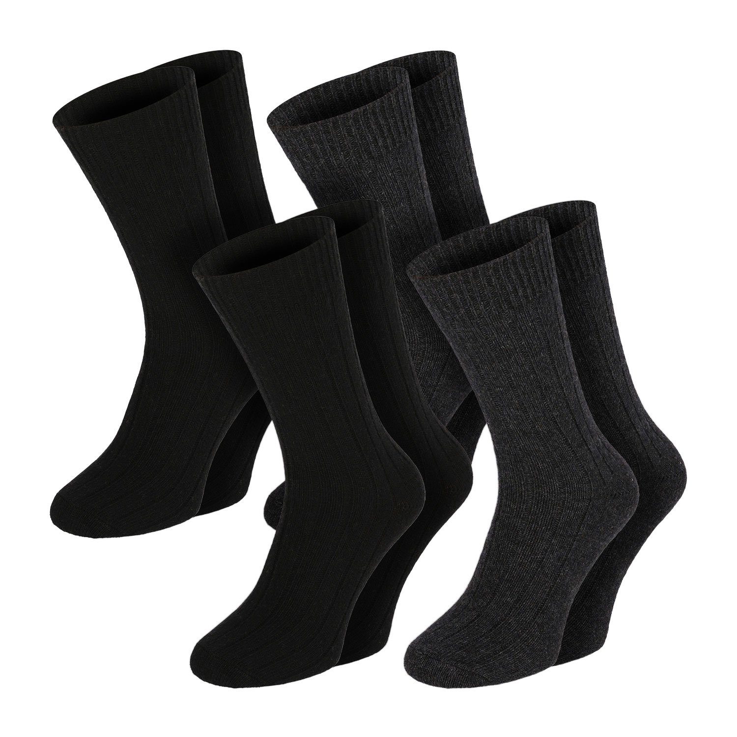 Chili Lifestyle Strümpfe Socken Winter Alpaka Wolle Damen Herren Extra Warm Super Soft 4 Paar