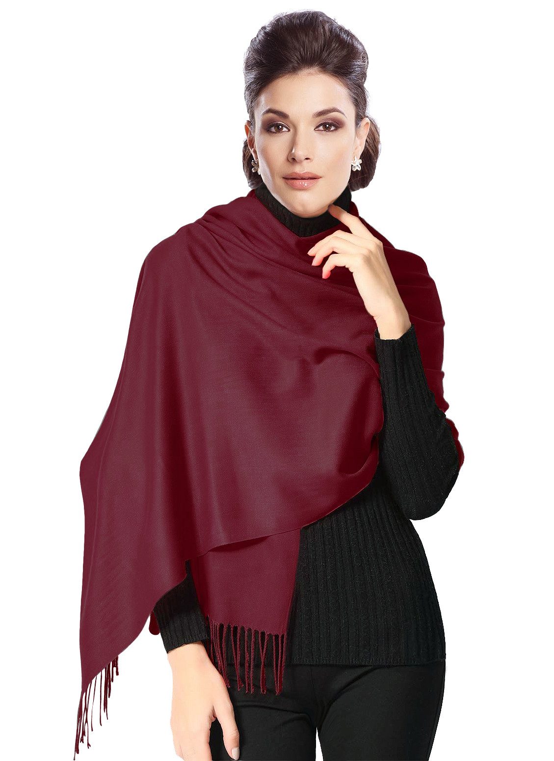 Kaschmirschal Pashmina Stola Damen Kaschmir Schultertuch Abendkleid festlich Schal