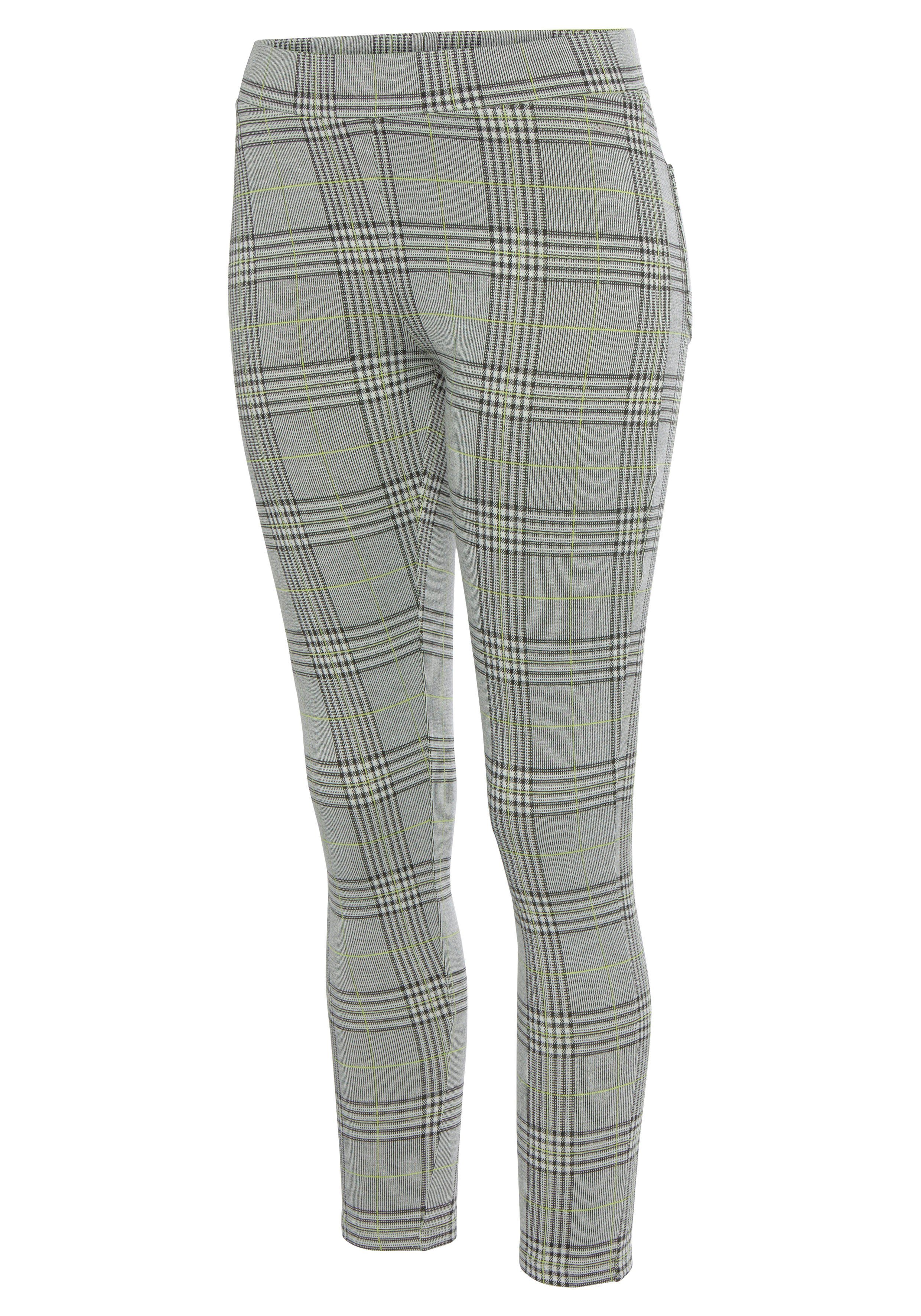LASCANA Leggings mit Ajour Karomuster – Bild 5 von 5