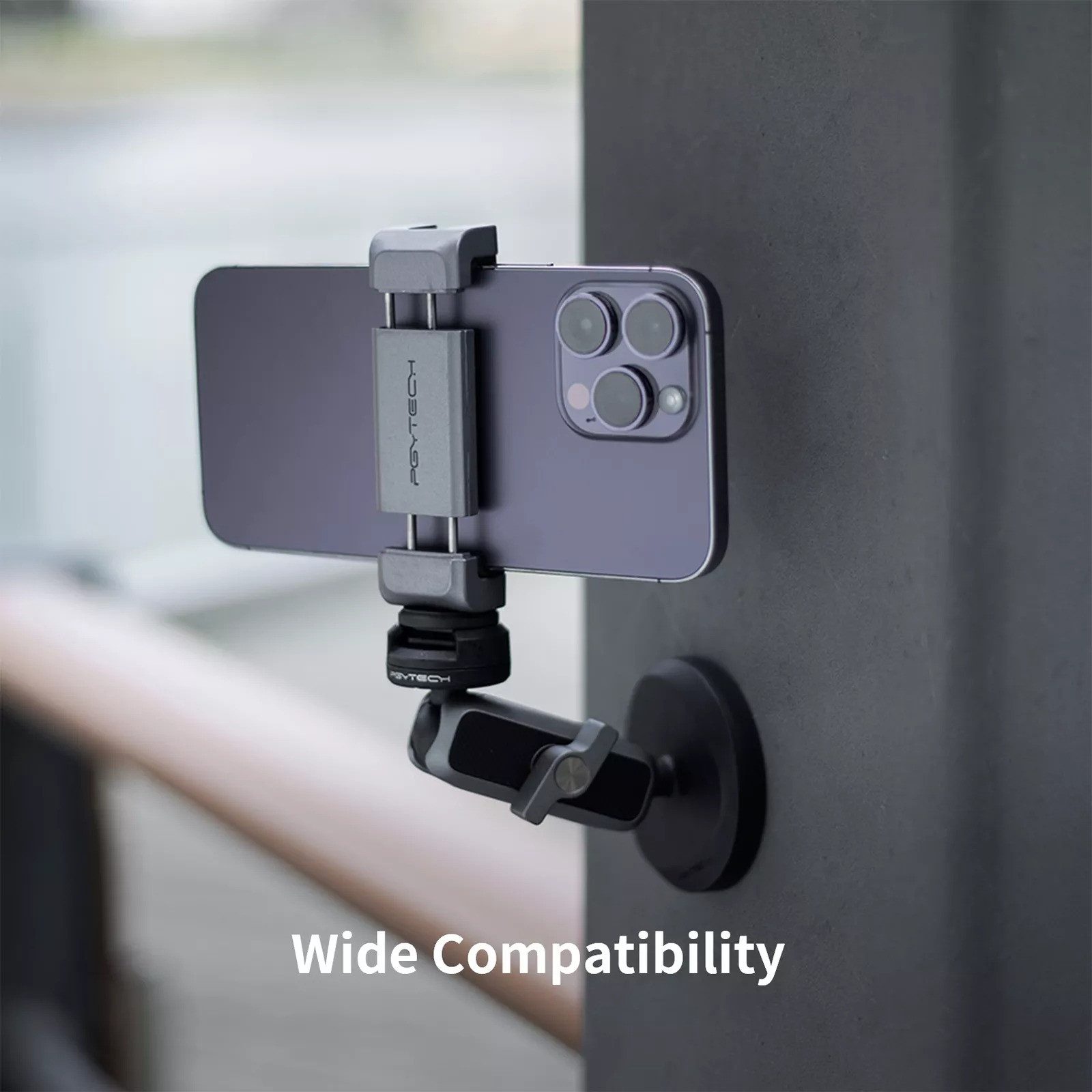 PGYTECH Action Cam-Halterung Halter für Auto Action-Kamera-Saugnapfhalter für Gopro 12 Insta360