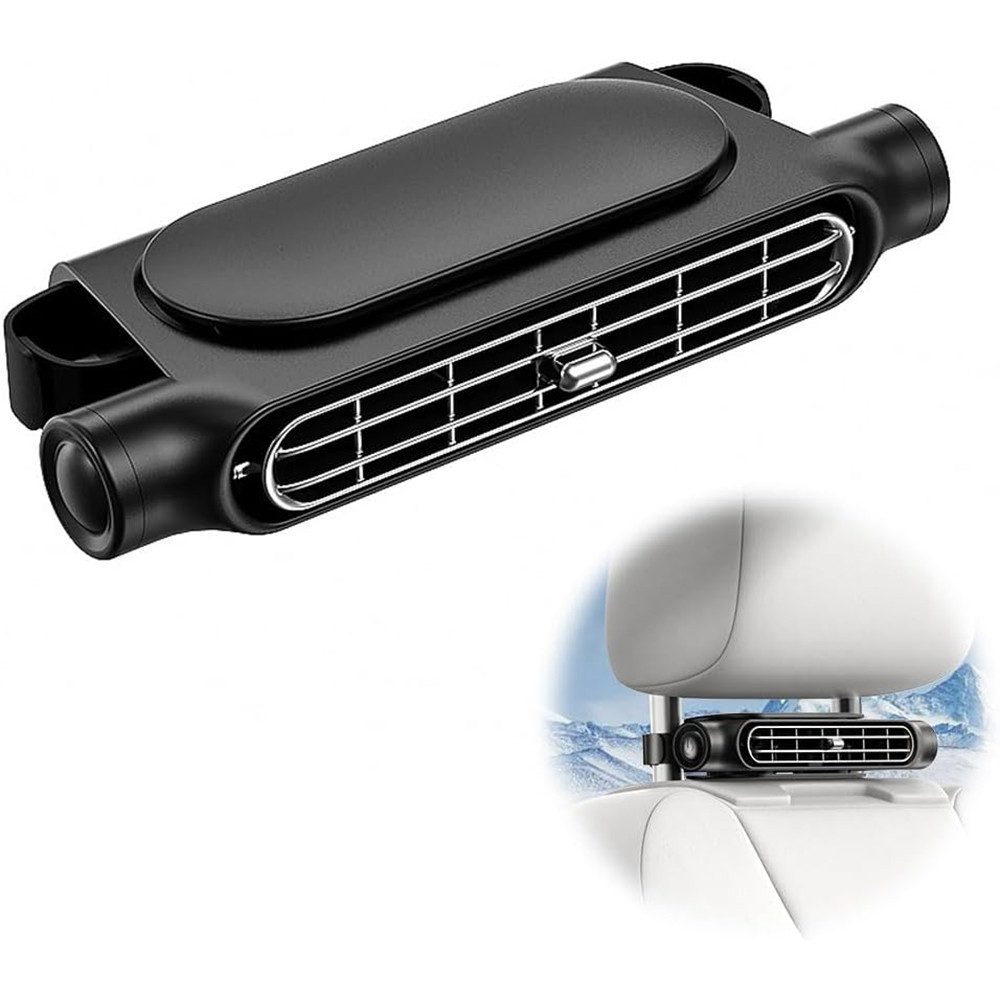 Minicloss Mini USB-Ventilator Auto Ventilator, Autositz Kühlventilator Einstellbare, für alle Autos Jeep Van RV LKWs Rücksitz Vordersitz