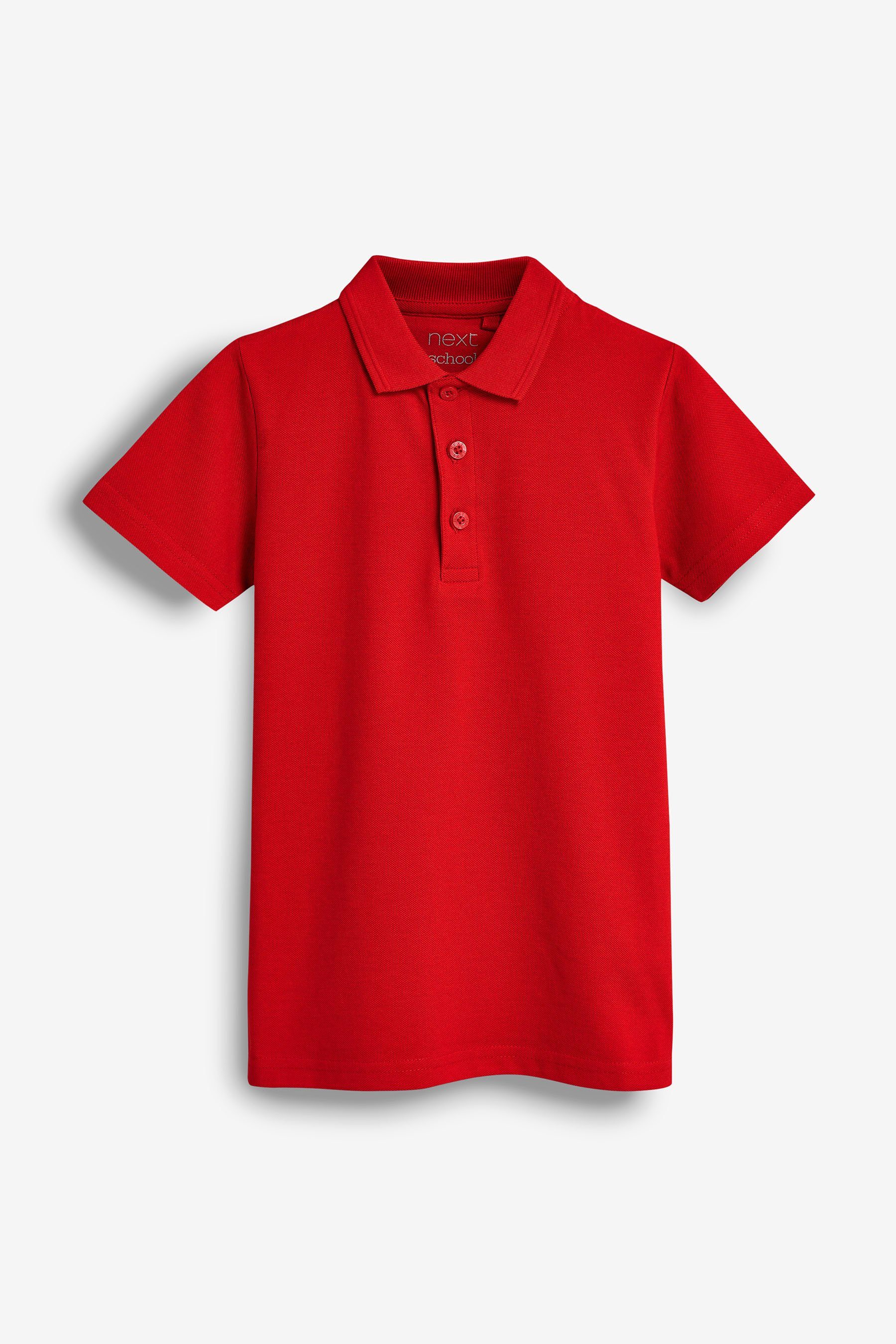 Next Poloshirt Schul-Poloshirts aus Baumwolle im 2er-Pack (2-tlg) – Bild 4 von 5