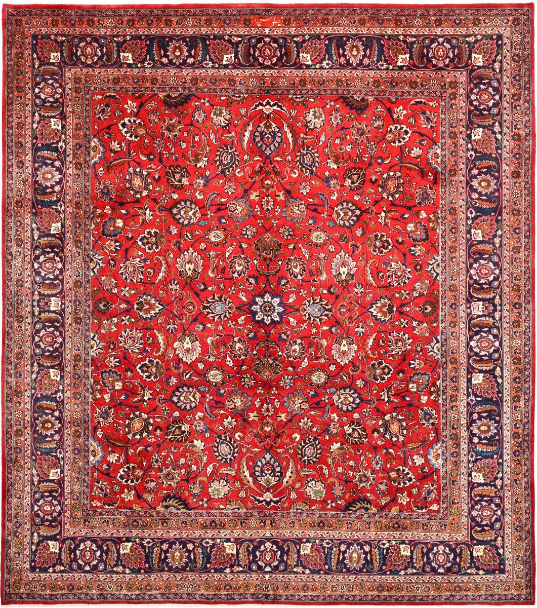 Carpet Avenue Teppich Mashad 379x337, Quadrat, Höhe: 9 mm