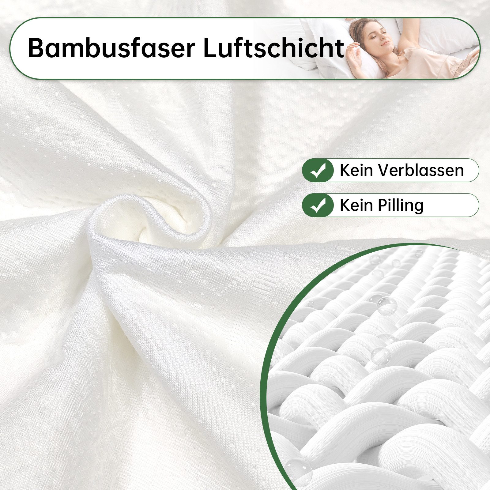 Matratzenschoner wasserdichte Matratzenauflage, inkontinenzauflage hautfreu günstig online kaufen