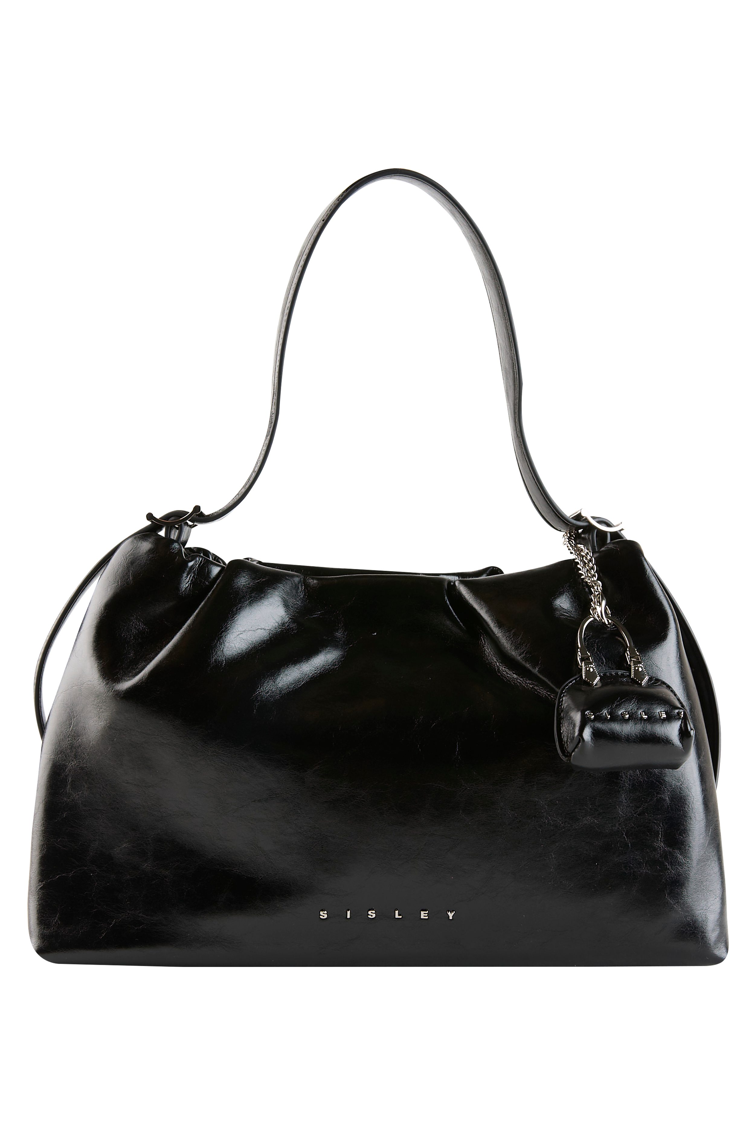 sisley Schultertasche glänzende Damen Tasche groß günstig online kaufen