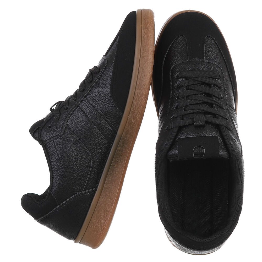 Coolwalk Herrensneaker mit Schnürung für Alltag und Freizeit Sneaker (91977404) Flach Sneakers in Schwarz