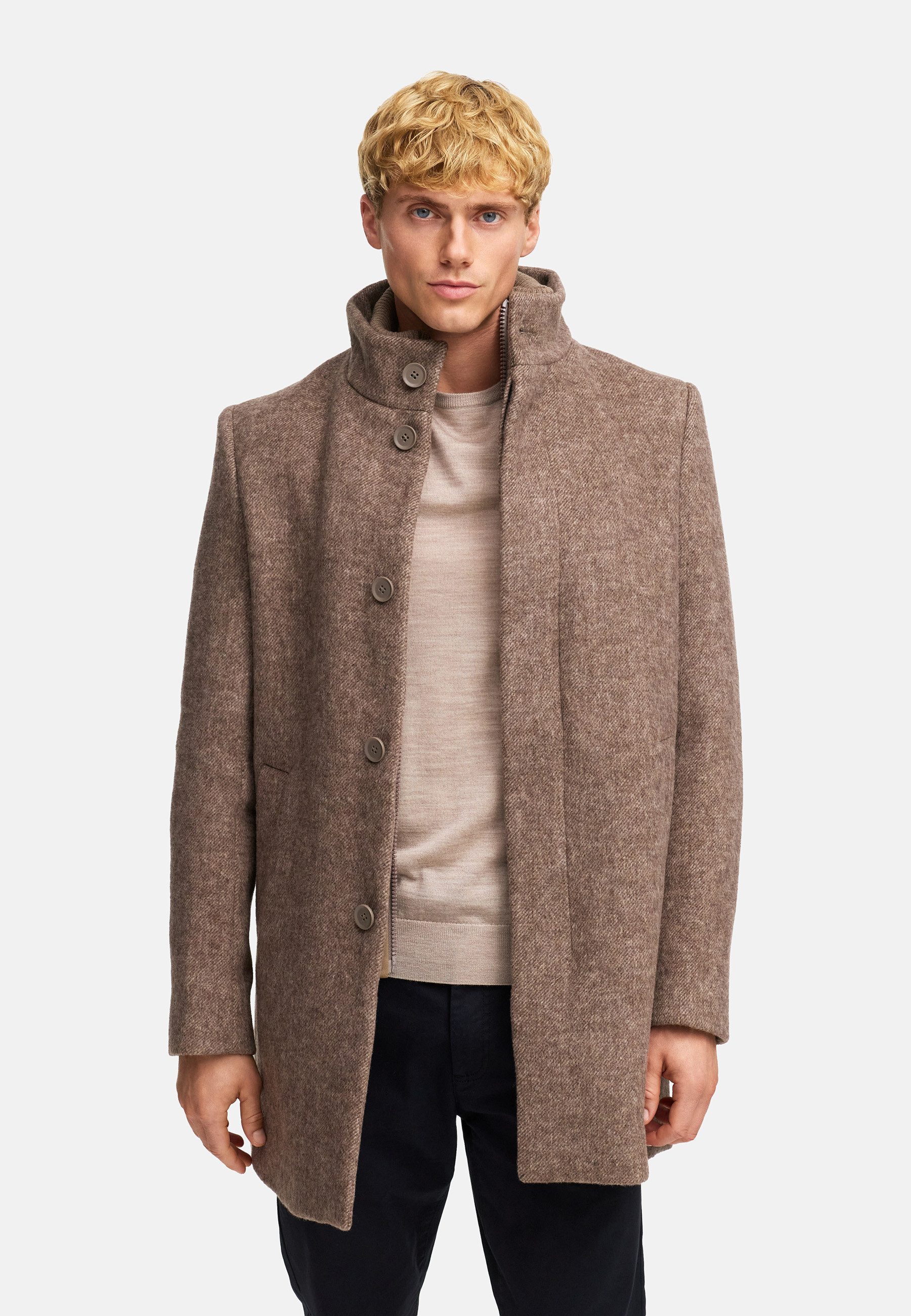 Kronstadt Wollmantel KSChess wool coat Eleganter günstig online kaufen