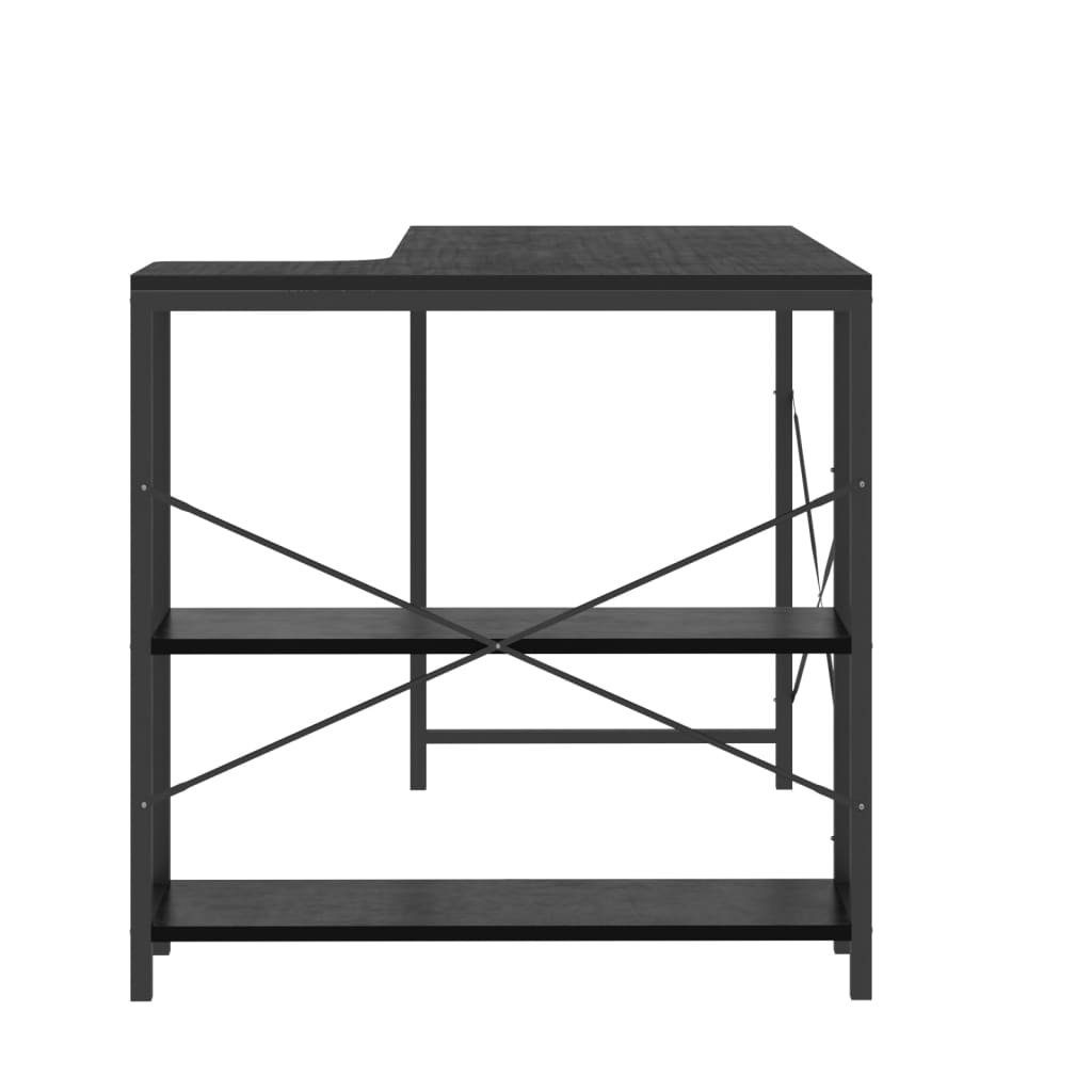 Computertisch Holzwerkstoff Schwarz cm Schreibtisch furnicato 110x72x70