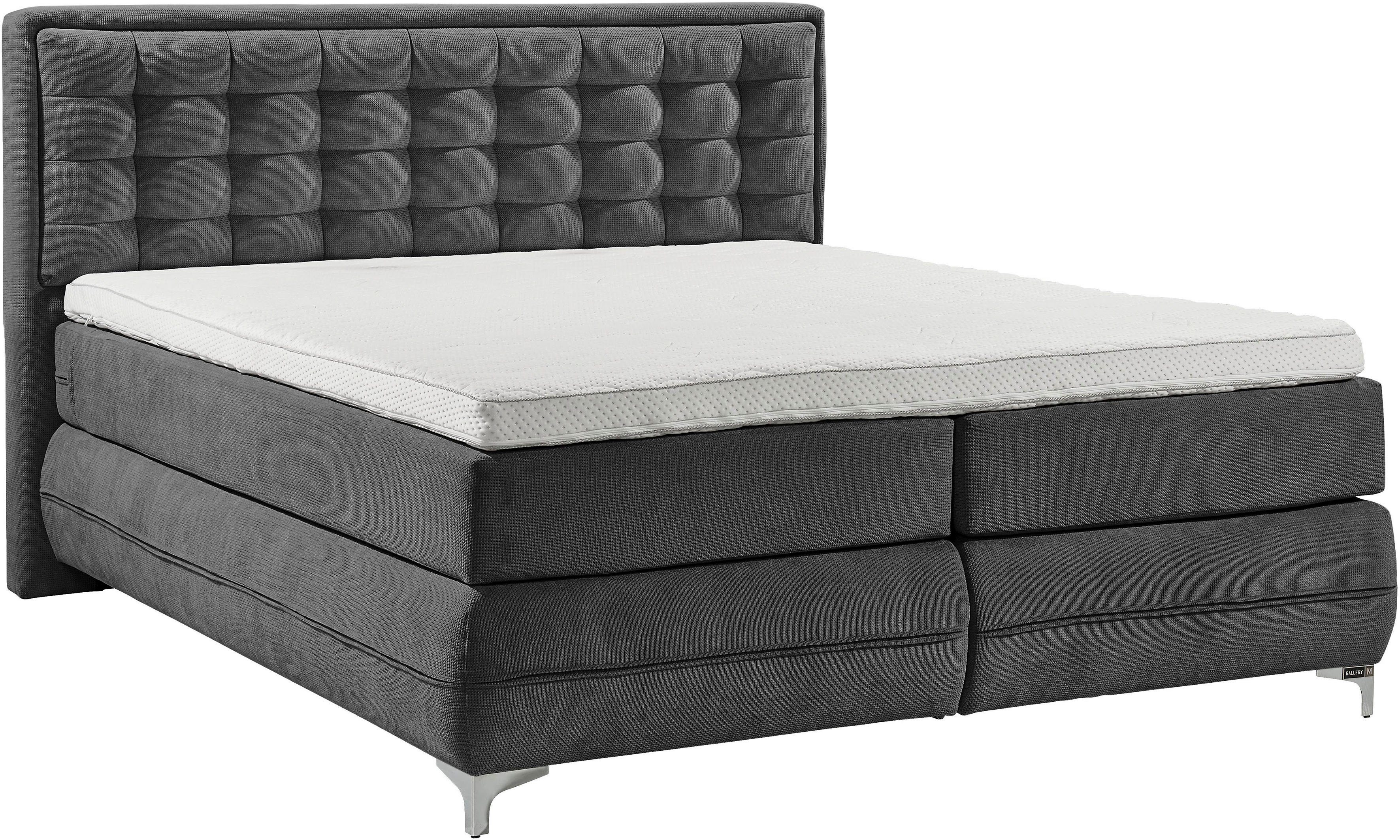 Musterring Boxspringbett Dubai, Winkelfuß in Chrom, günstig online kaufen