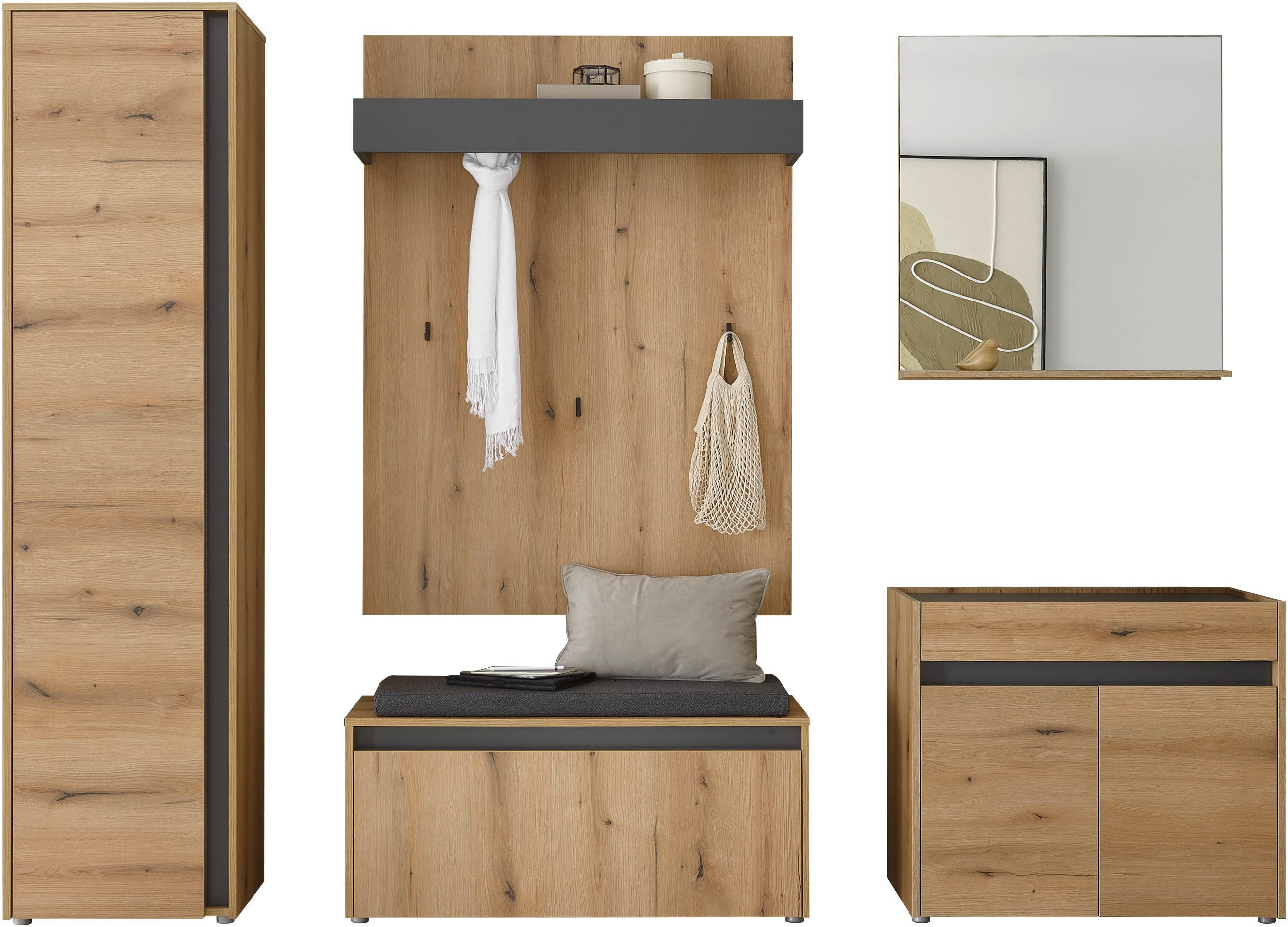INOSIGN Garderoben-Set GIRON/CiTY, moderne Garderobe, Komplettset mit viel günstig online kaufen