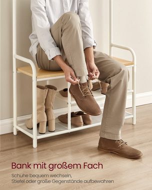 VASAGLE Garderobenständer Garderobe, mit Schuhregal, 85 x 30 x 180,5 cm