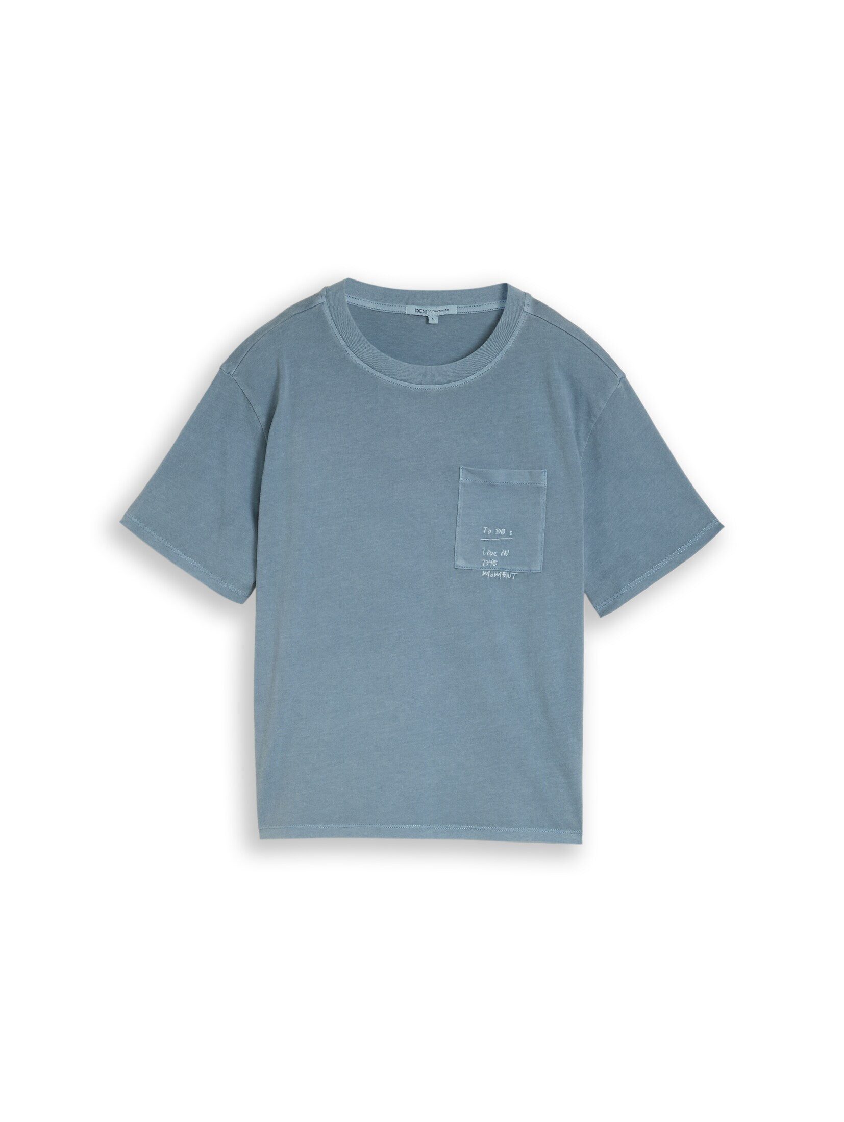 TOM TAILOR Denim T-Shirt T-Shirt Boxy Fit T-Shirt mit Brusttasche günstig online kaufen