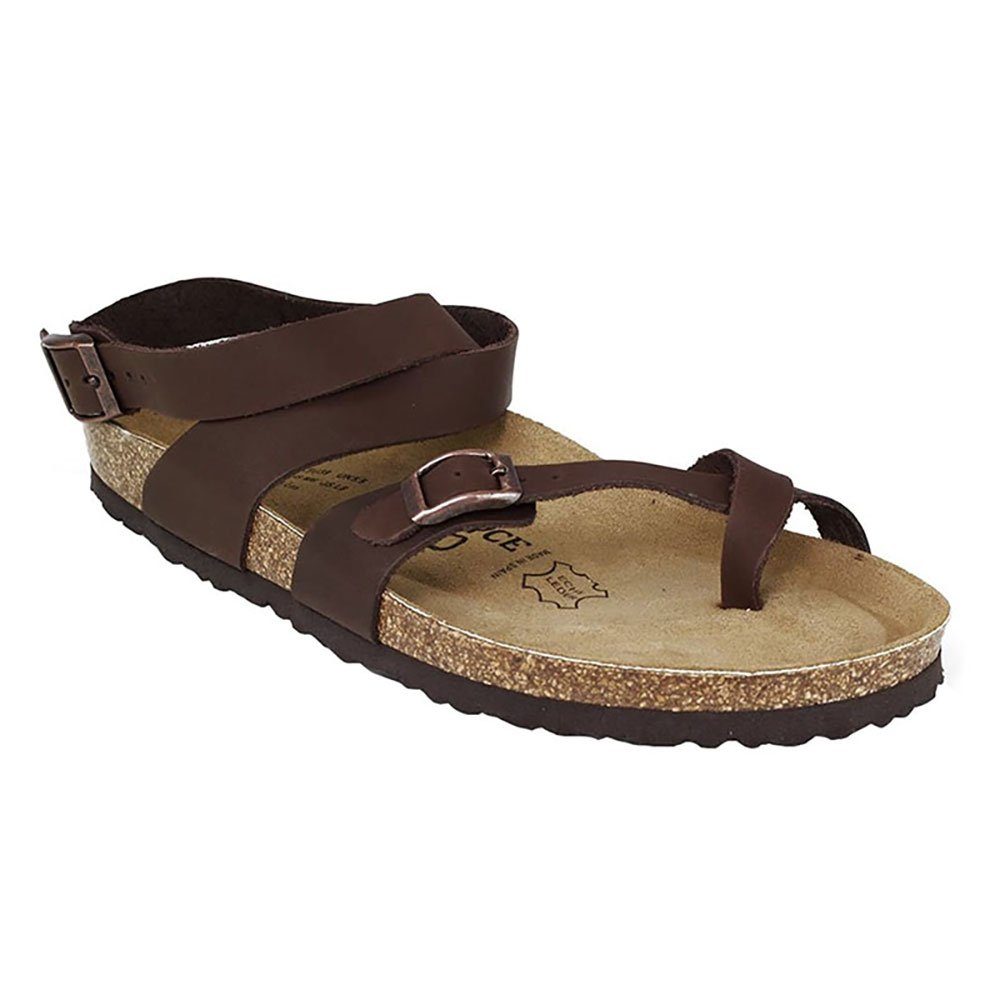 Yana geöltes Leder Damen Sandale schmal braun Gr. 36 Sandale
