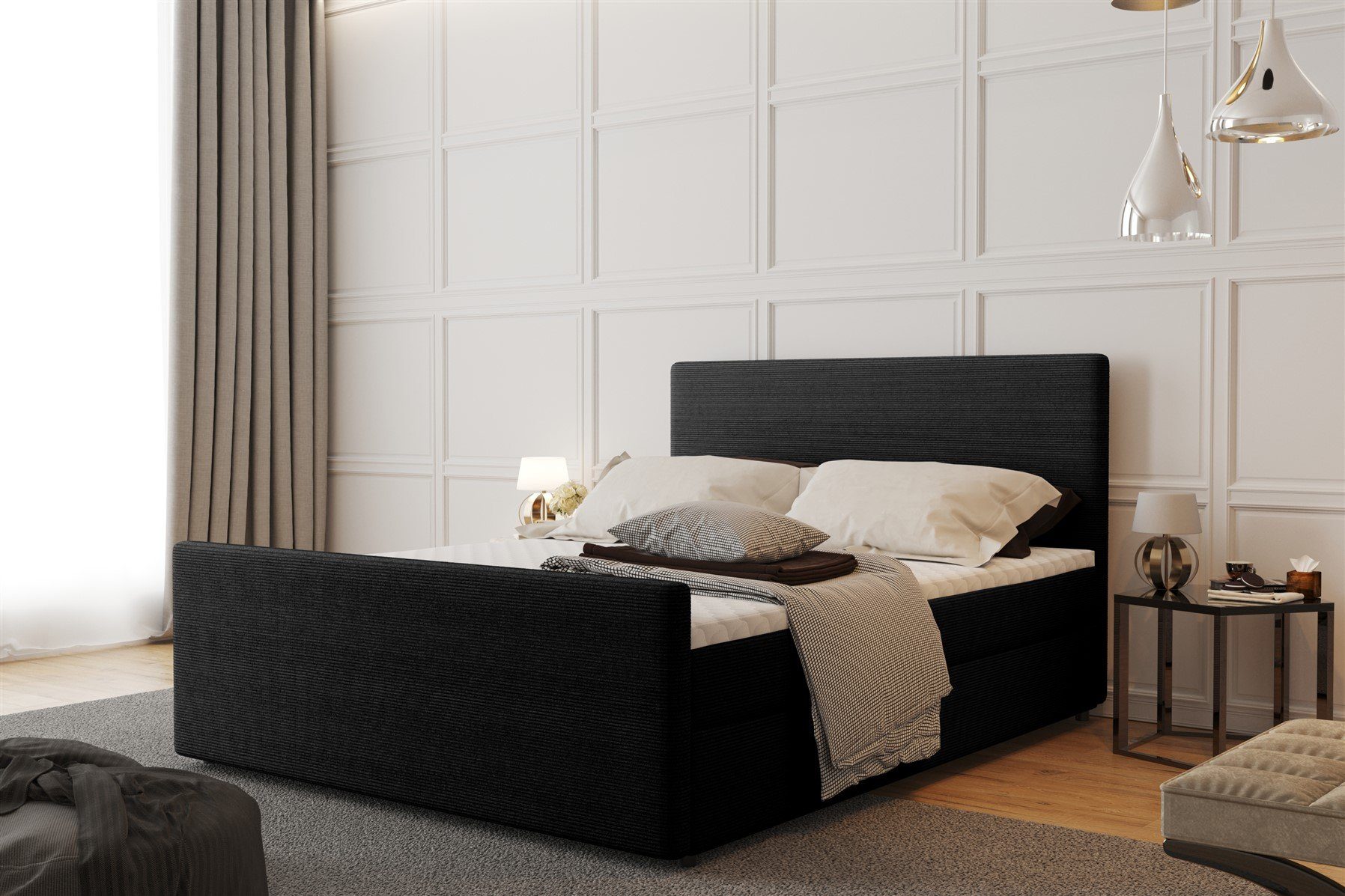 Fun Möbel Boxbett Schlafzimmerbett CARO in günstig online kaufen
