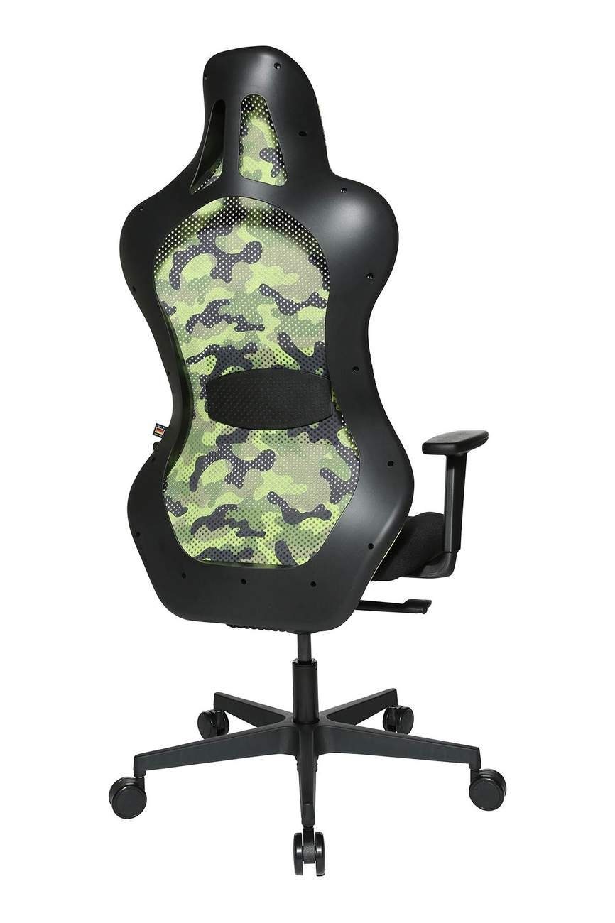 TOPSTAR Gaming-Stuhl Sitness Camouflage Bürostuhl Drehstuhl RS von Star Top Grün Sport