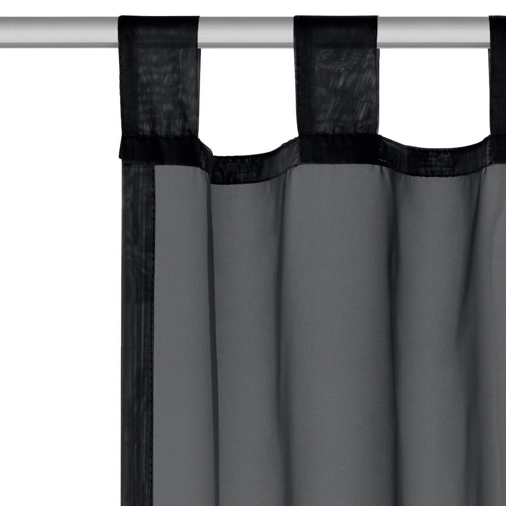 OTTO home Gardine XANA (1 St), Schlaufen, transparent, Voile, Bestseller, einfarbig, 1 Schal, pflegeleicht, preiswert!