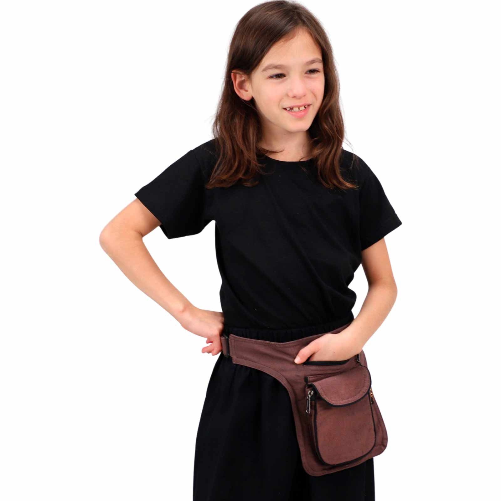 KUNST UND MAGIE Bauchtasche Kinder Schulter Bauchtasche Gürteltasche Bauchgurt Hippie Psy Sidebag