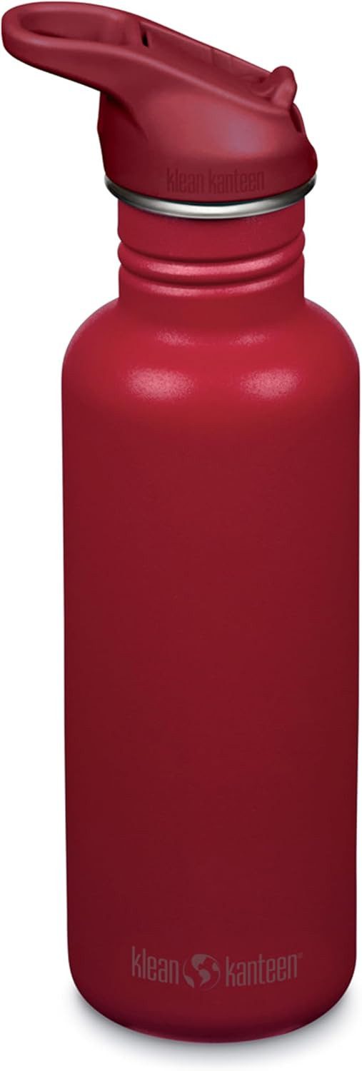 Klean Kanteen Trinkflasche Klean Kanteen Classic 800 ml – Flip Seal Dunkelrot / Bordeauxrot